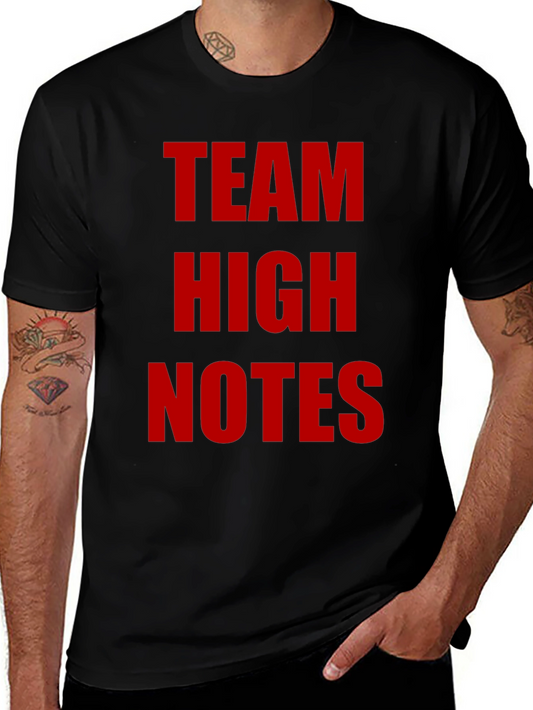 Team High Notes Graphic Tee - Black T-Shirt