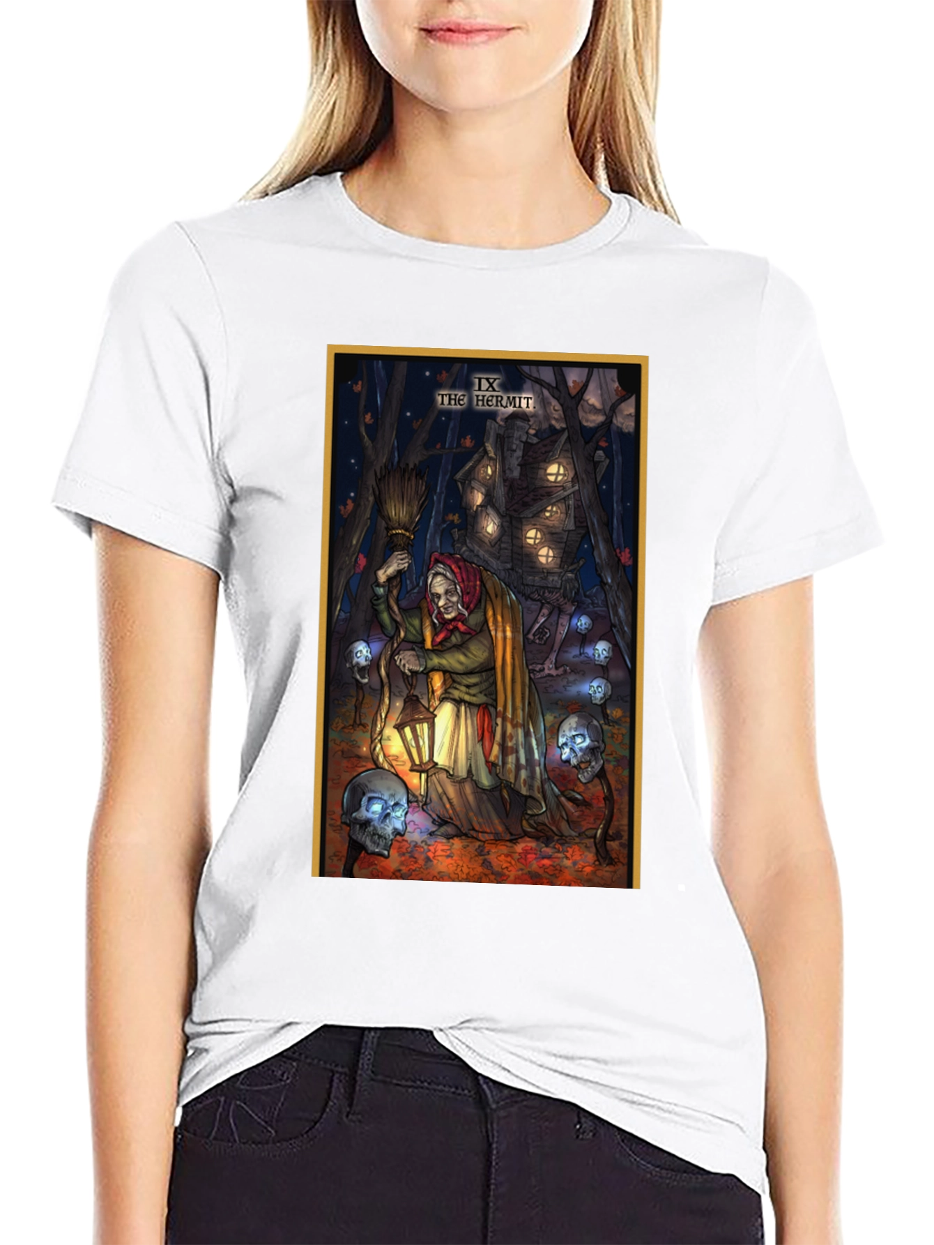The Hermit Tarot Card T-Shirt