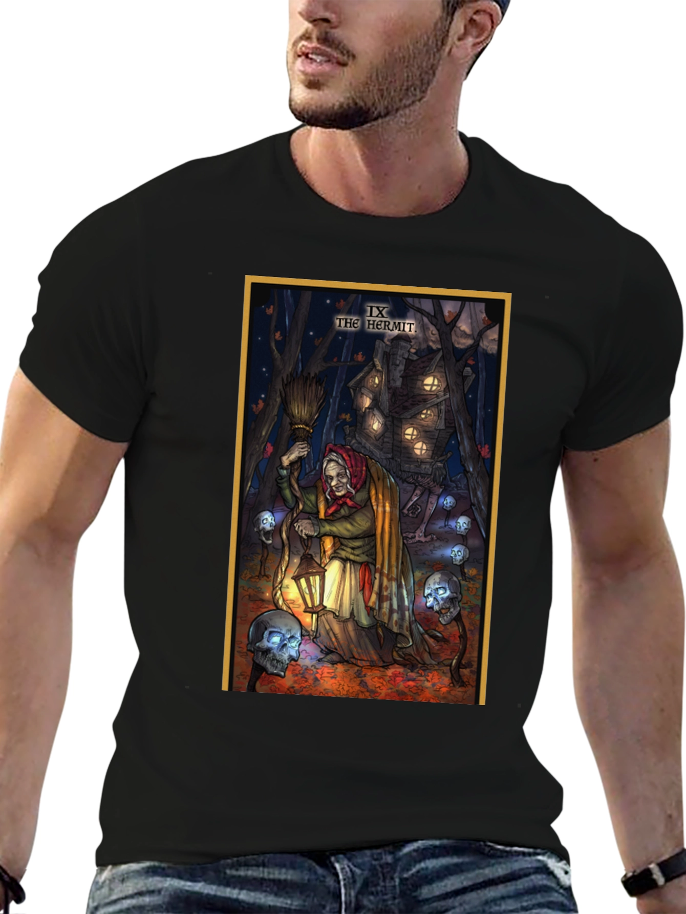 The Hermit Tarot Card T-Shirt