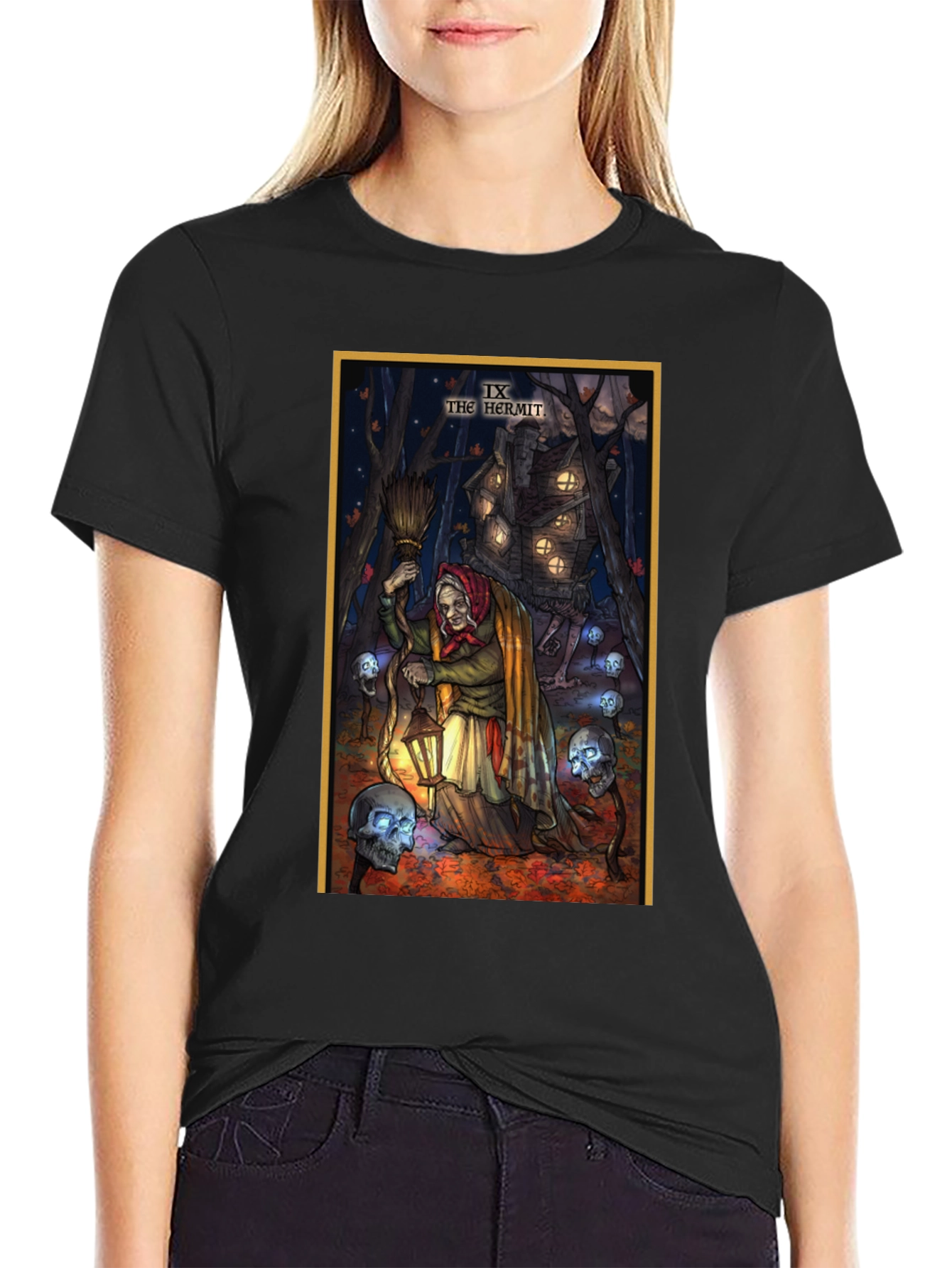 The Hermit Tarot Card T-Shirt