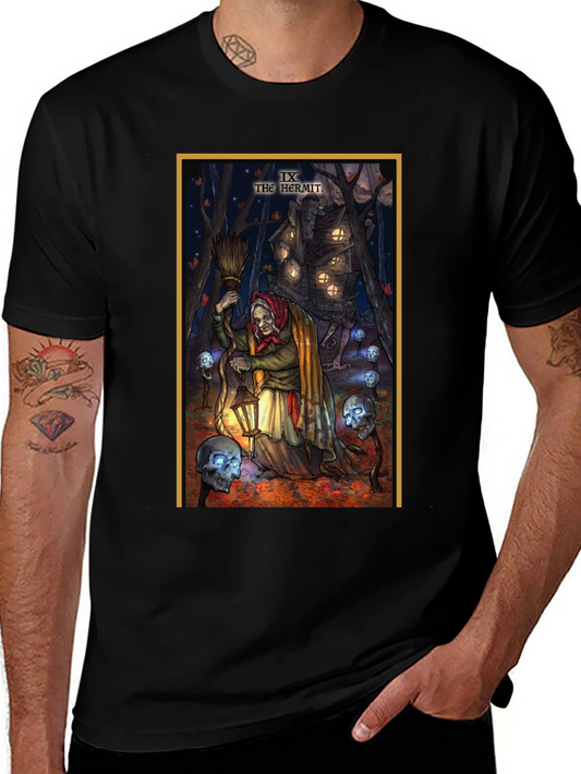 The Hermit Tarot Card T-Shirt