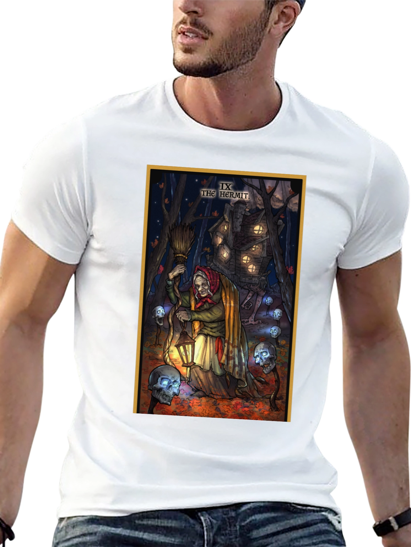 The Hermit Tarot Card T-Shirt