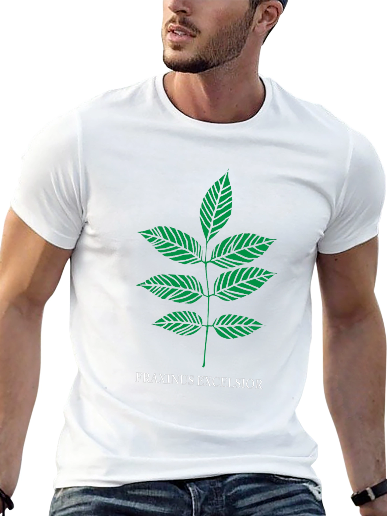 Fraxinus Excelsior T-Shirt - Botanical Tree Leaf Tee