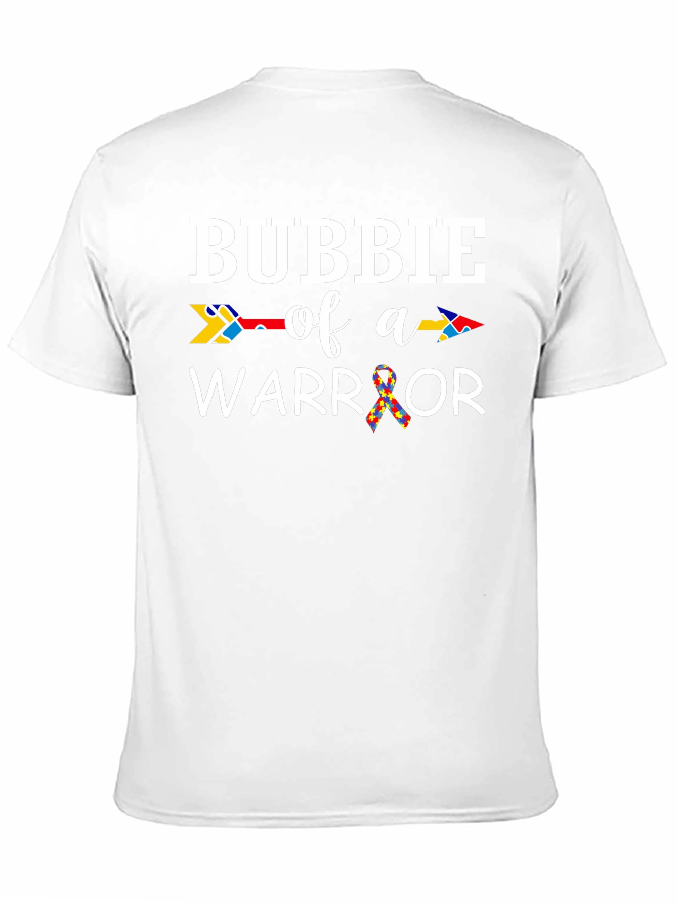 Bubbie of a Warrior Autism Awareness T-Shirt