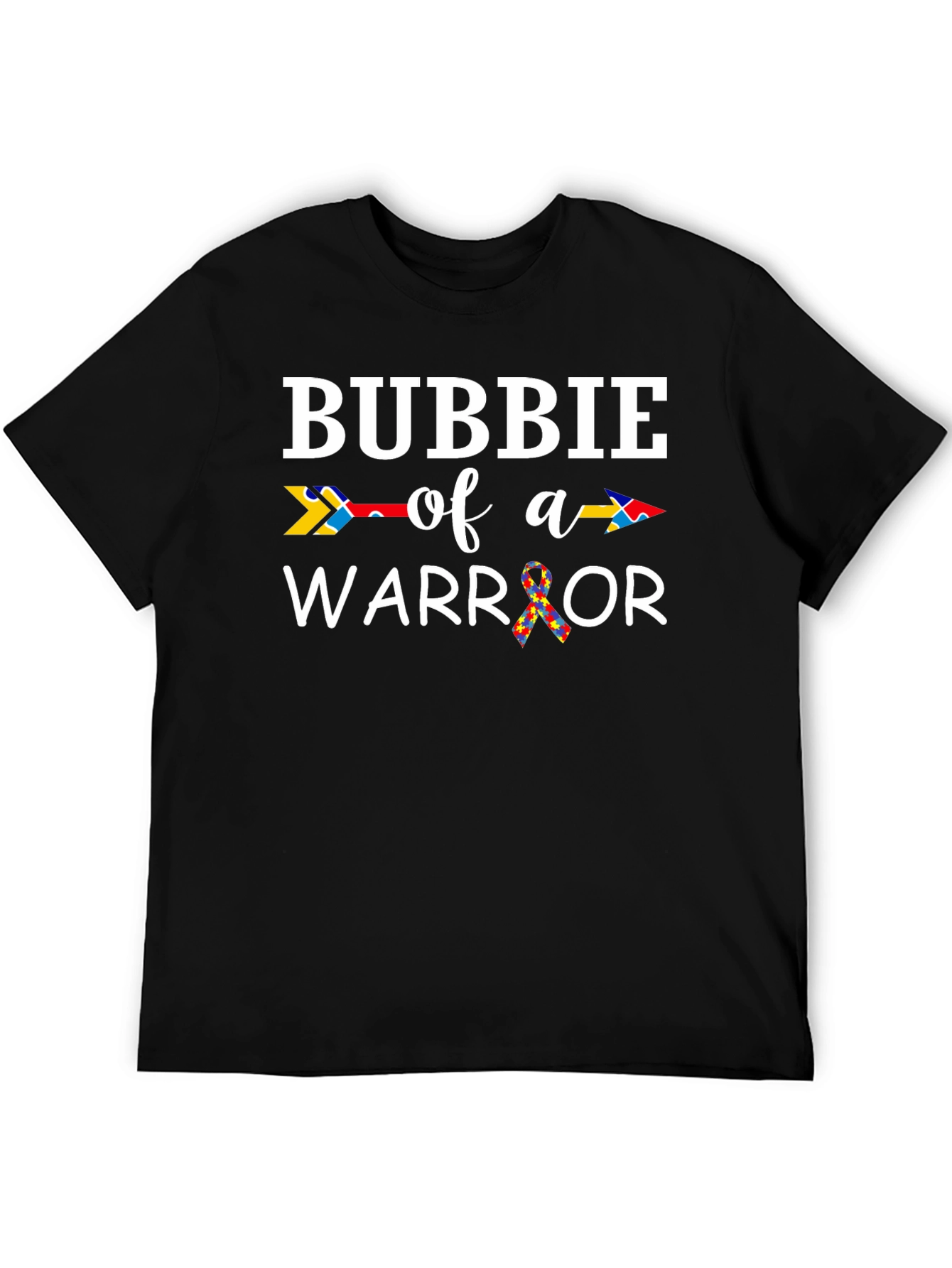 Bubbie of a Warrior Autism Awareness T-Shirt