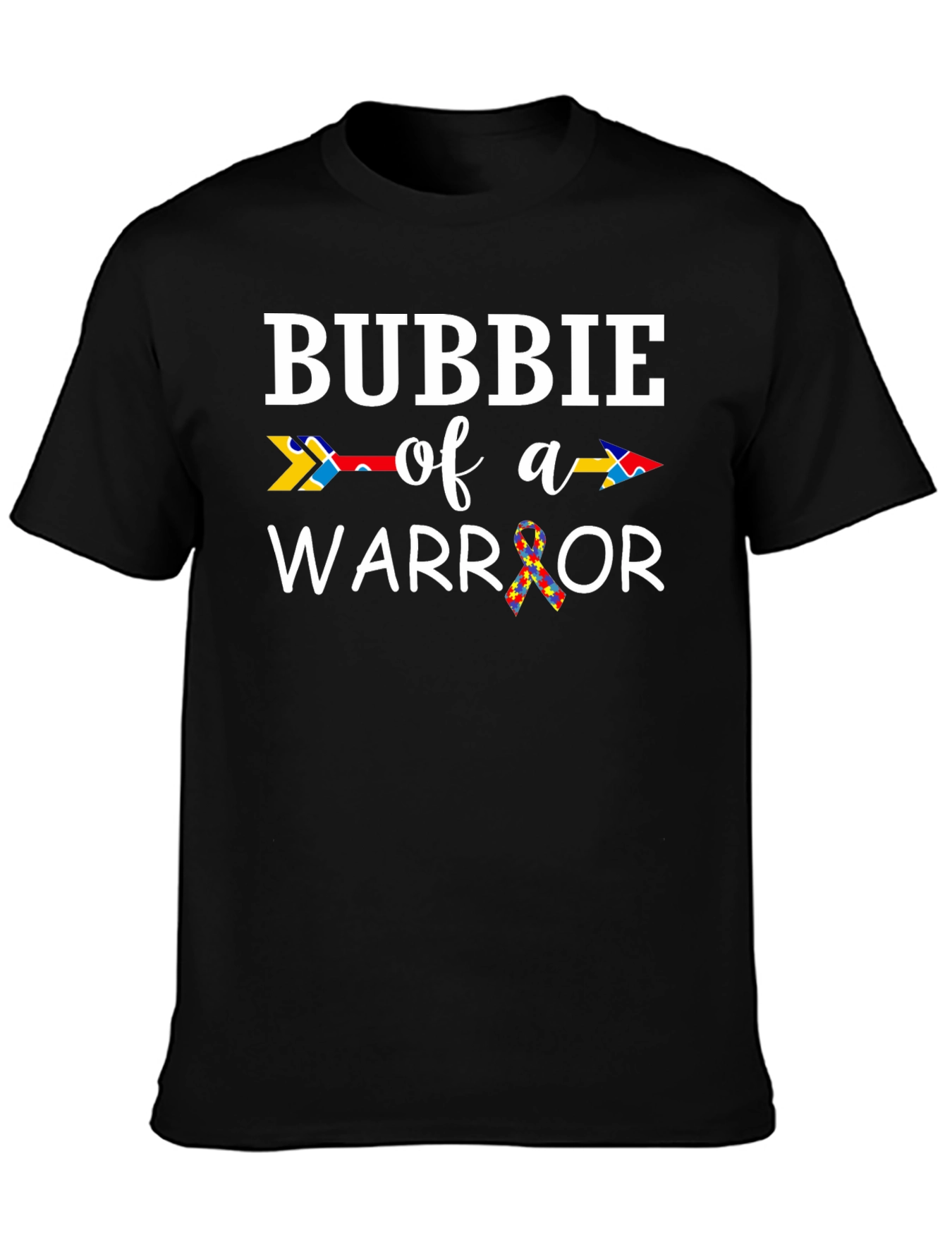 Bubbie of a Warrior Autism Awareness T-Shirt