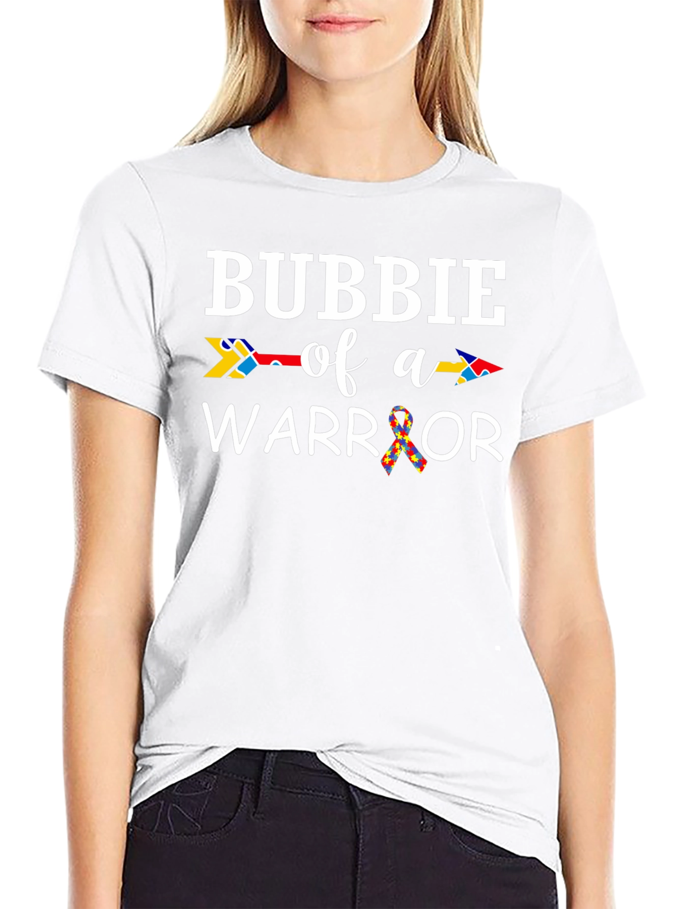 Bubbie of a Warrior Autism Awareness T-Shirt