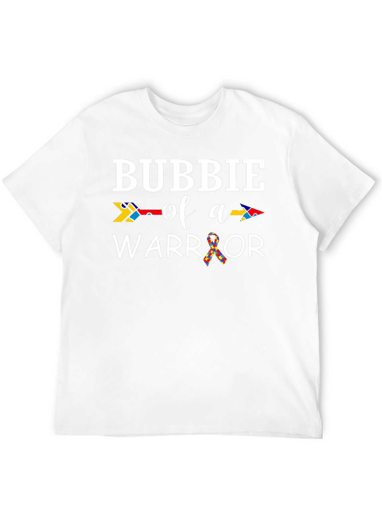 Bubbie of a Warrior Autism Awareness T-Shirt