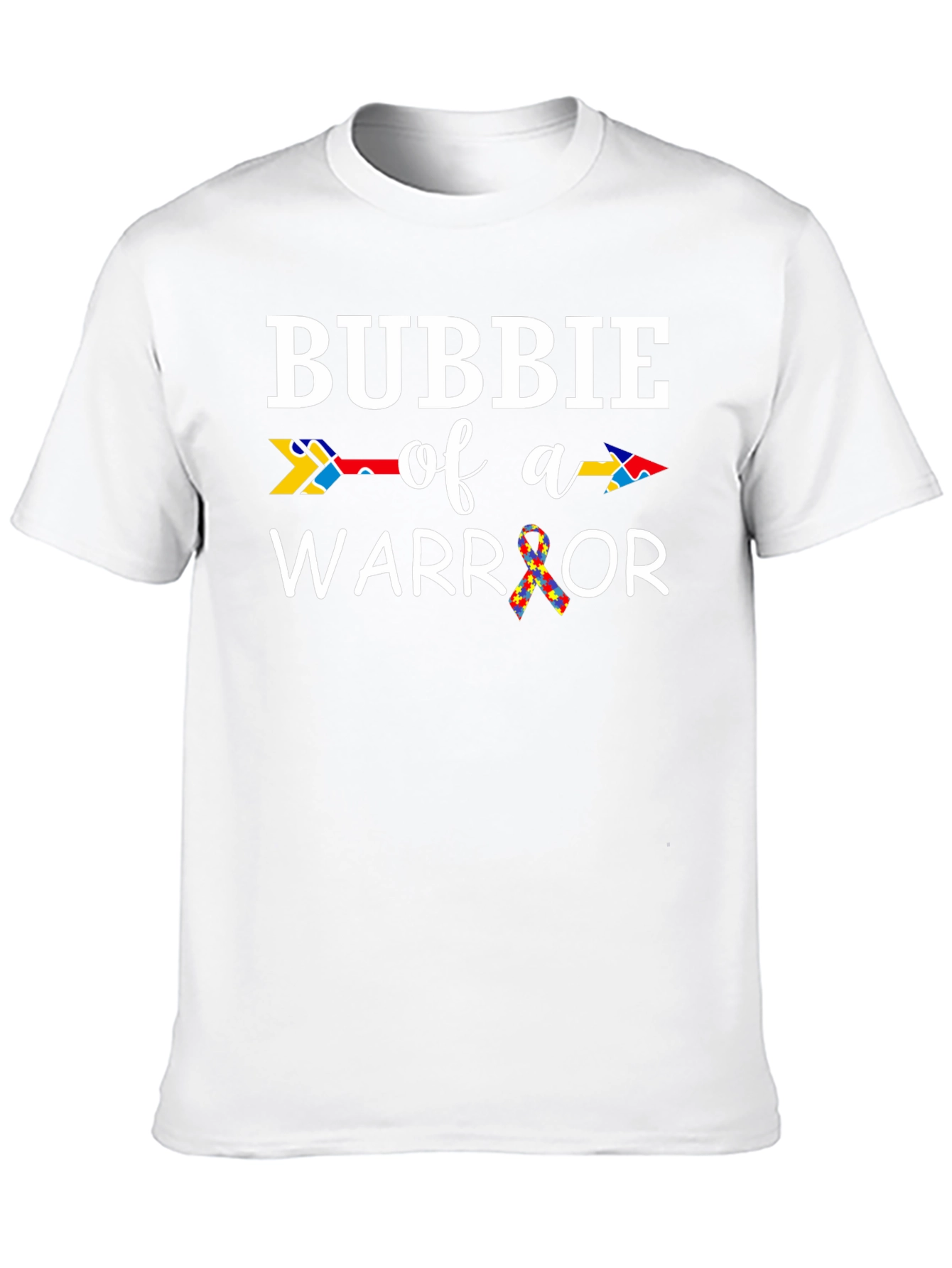 Bubbie of a Warrior Autism Awareness T-Shirt