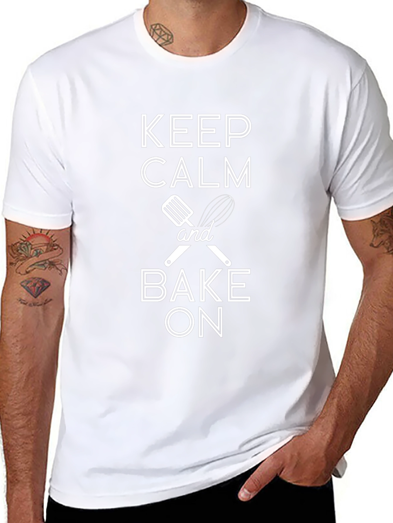 Keep Calm and Bake On T-Shirt
