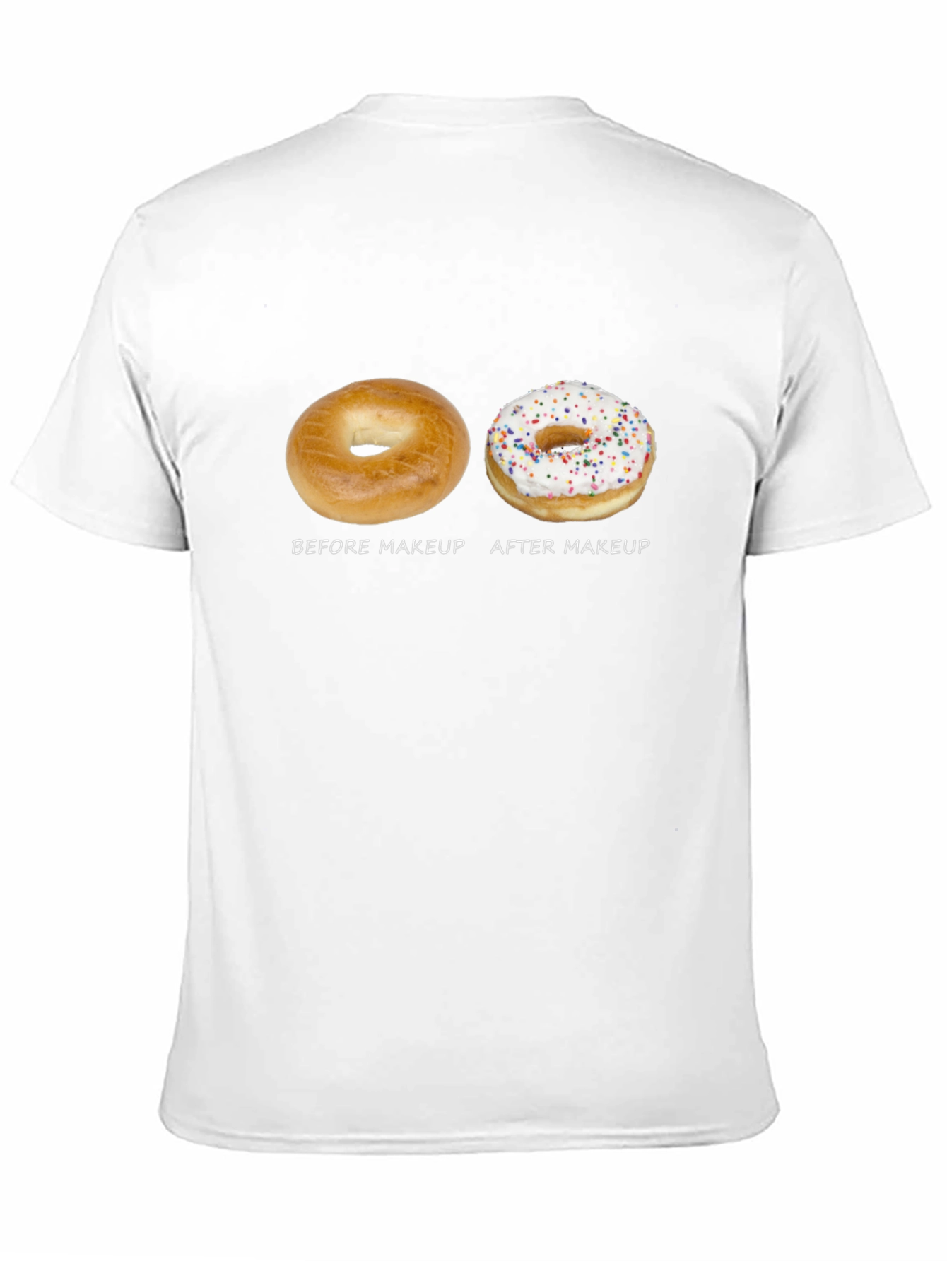 Donut Makeup T-Shirt - Funny & Stylish