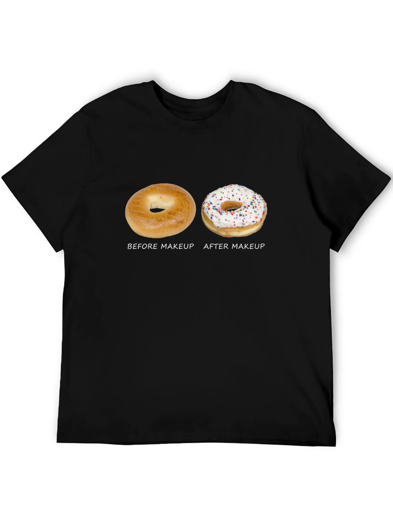 Donut Makeup T-Shirt - Funny & Stylish