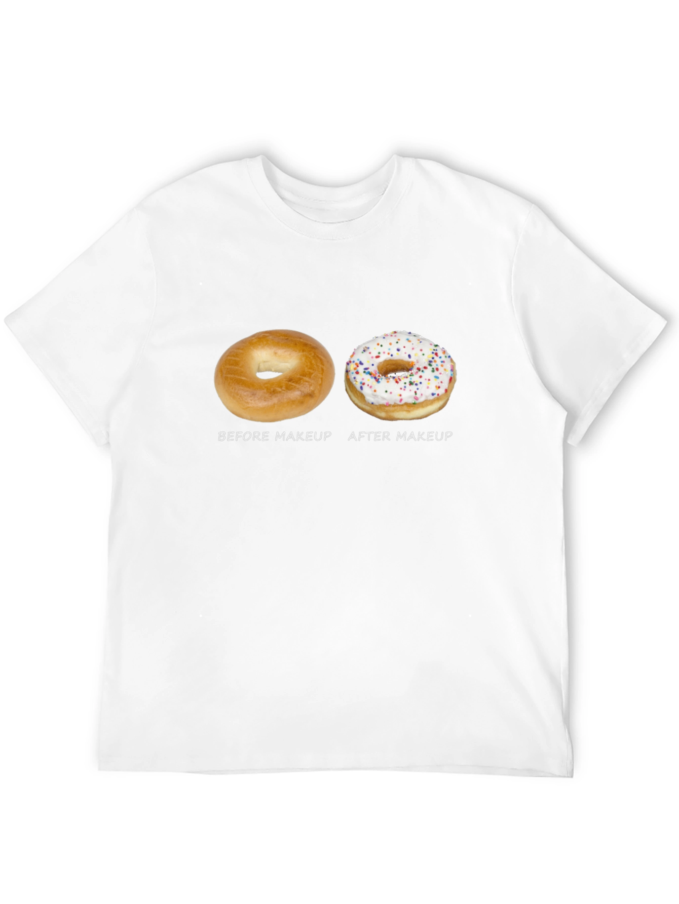 Donut Makeup T-Shirt - Funny & Stylish