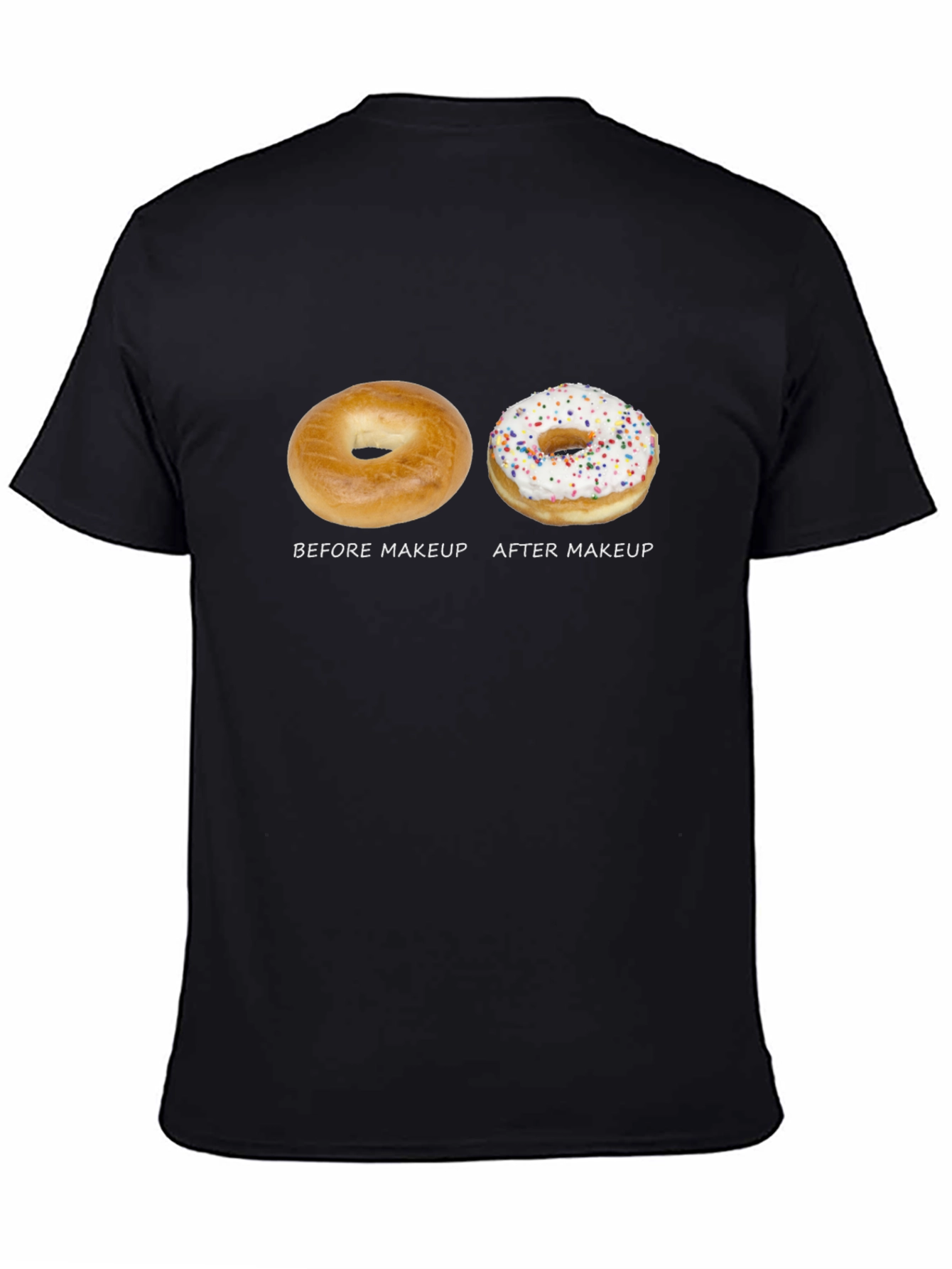 Donut Makeup T-Shirt - Funny & Stylish