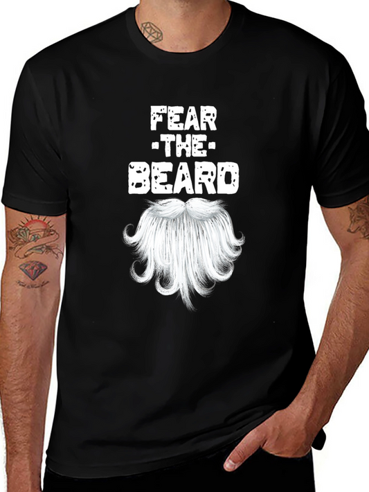 Fear The Beard Novelty Graphic T-Shirt