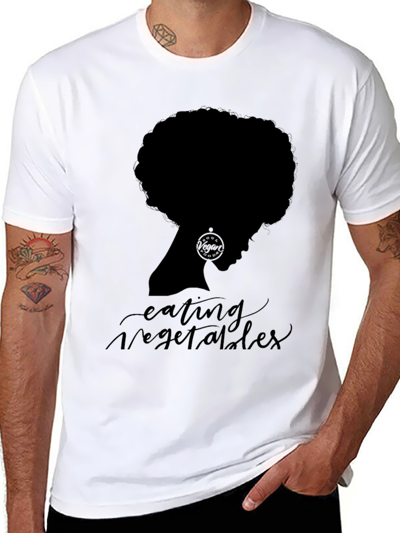 Eating Vegetables Graphic Tee