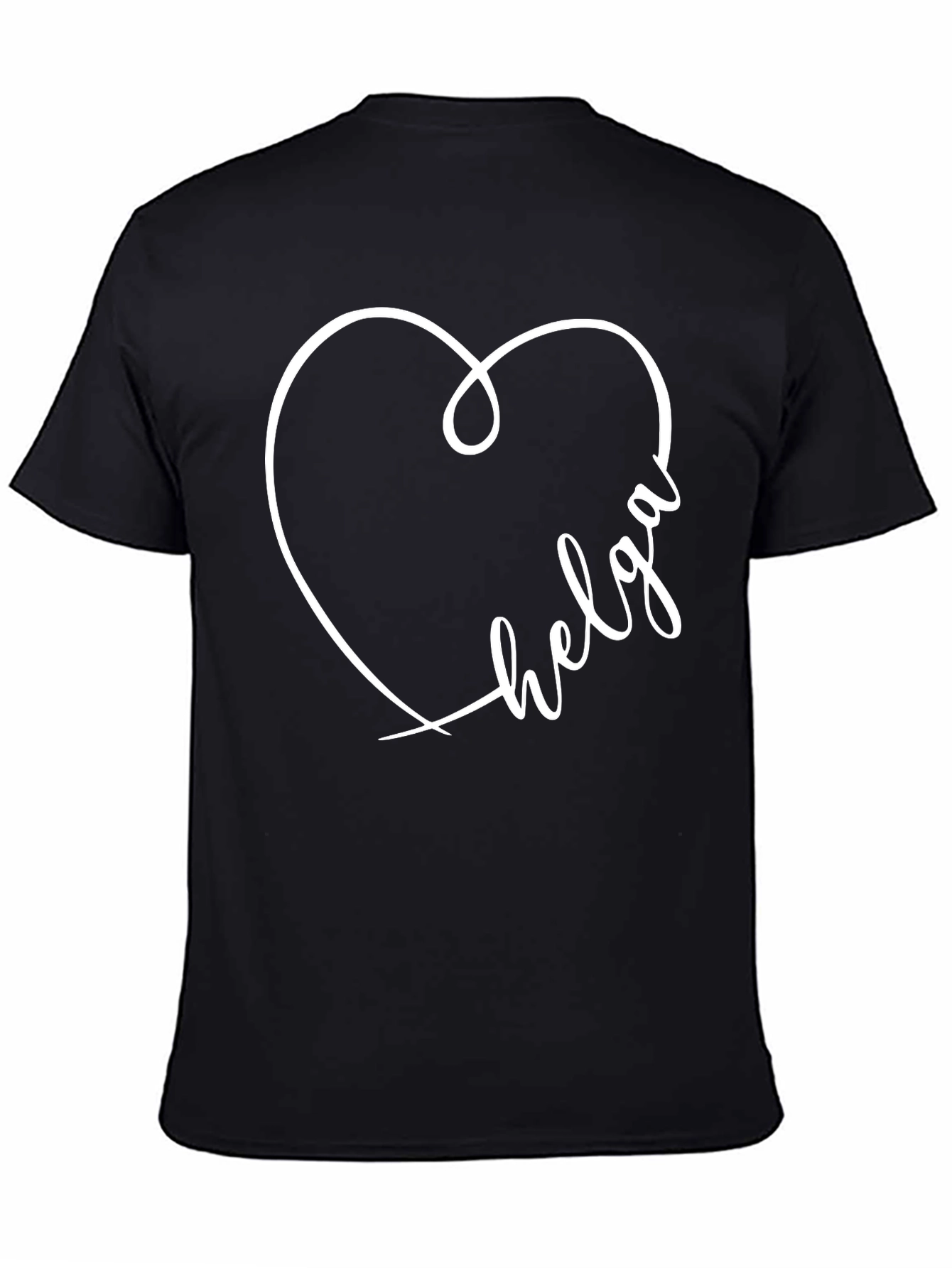 Helga Heart Graphic T-Shirt - Trendy Unisex Tee