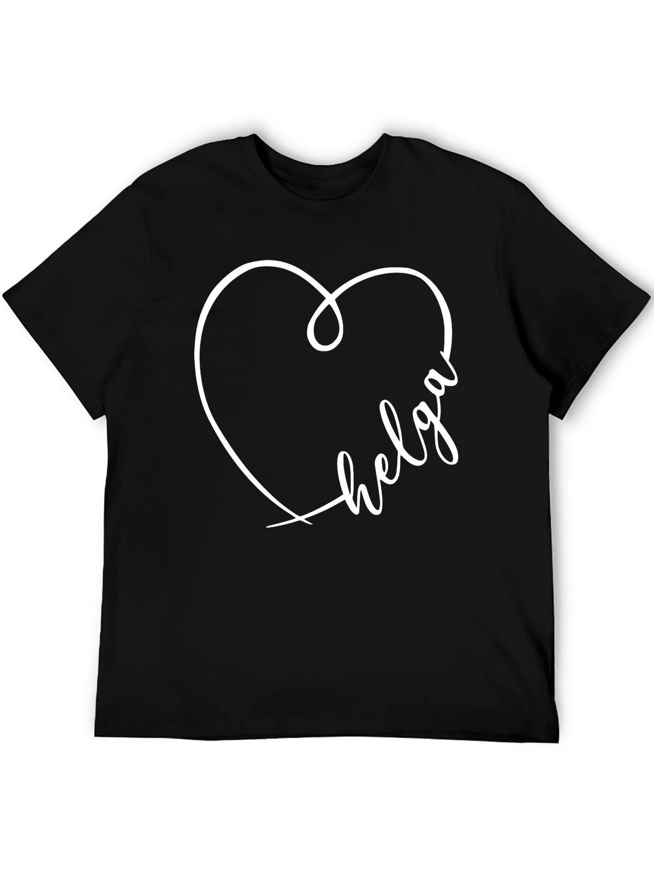 Helga Heart Graphic T-Shirt - Trendy Unisex Tee