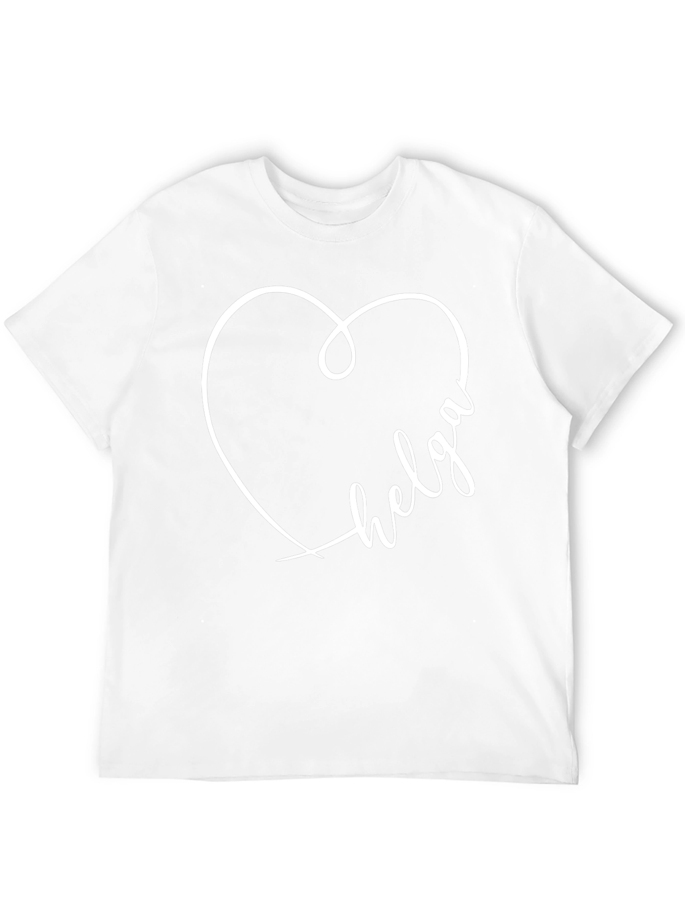 Helga Heart Graphic T-Shirt - Trendy Unisex Tee