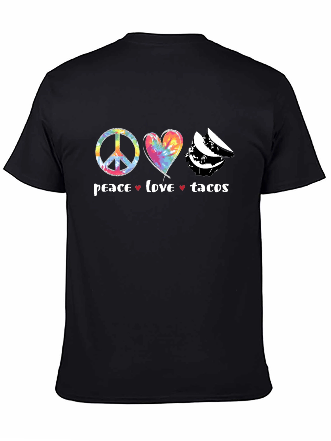 Peace Love Tacos Graphic Tee - Trendy Comfort