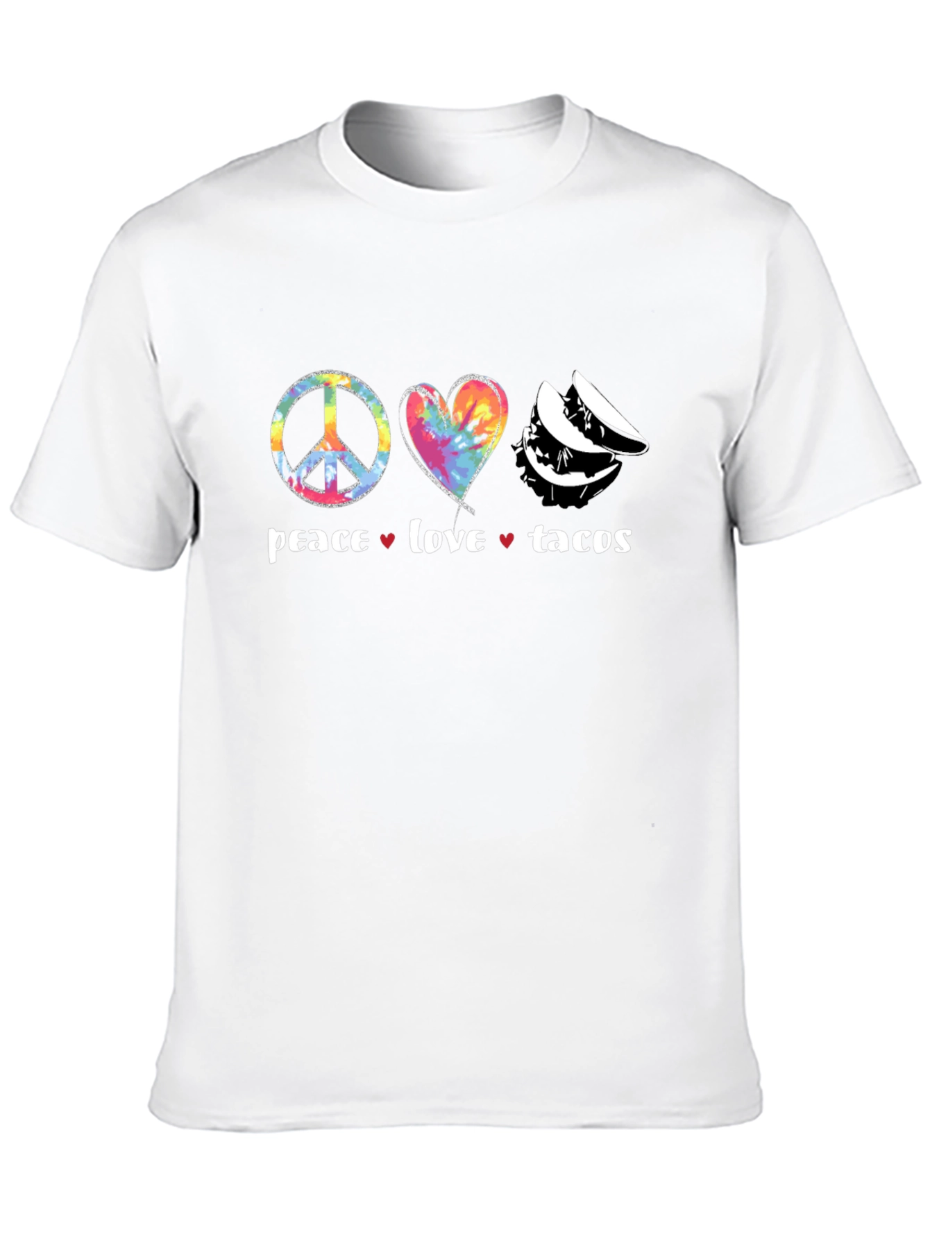 Peace Love Tacos Graphic Tee - Trendy Comfort