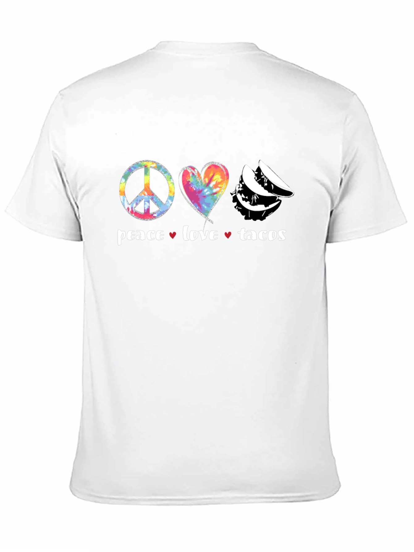 Peace Love Tacos Graphic Tee - Trendy Comfort
