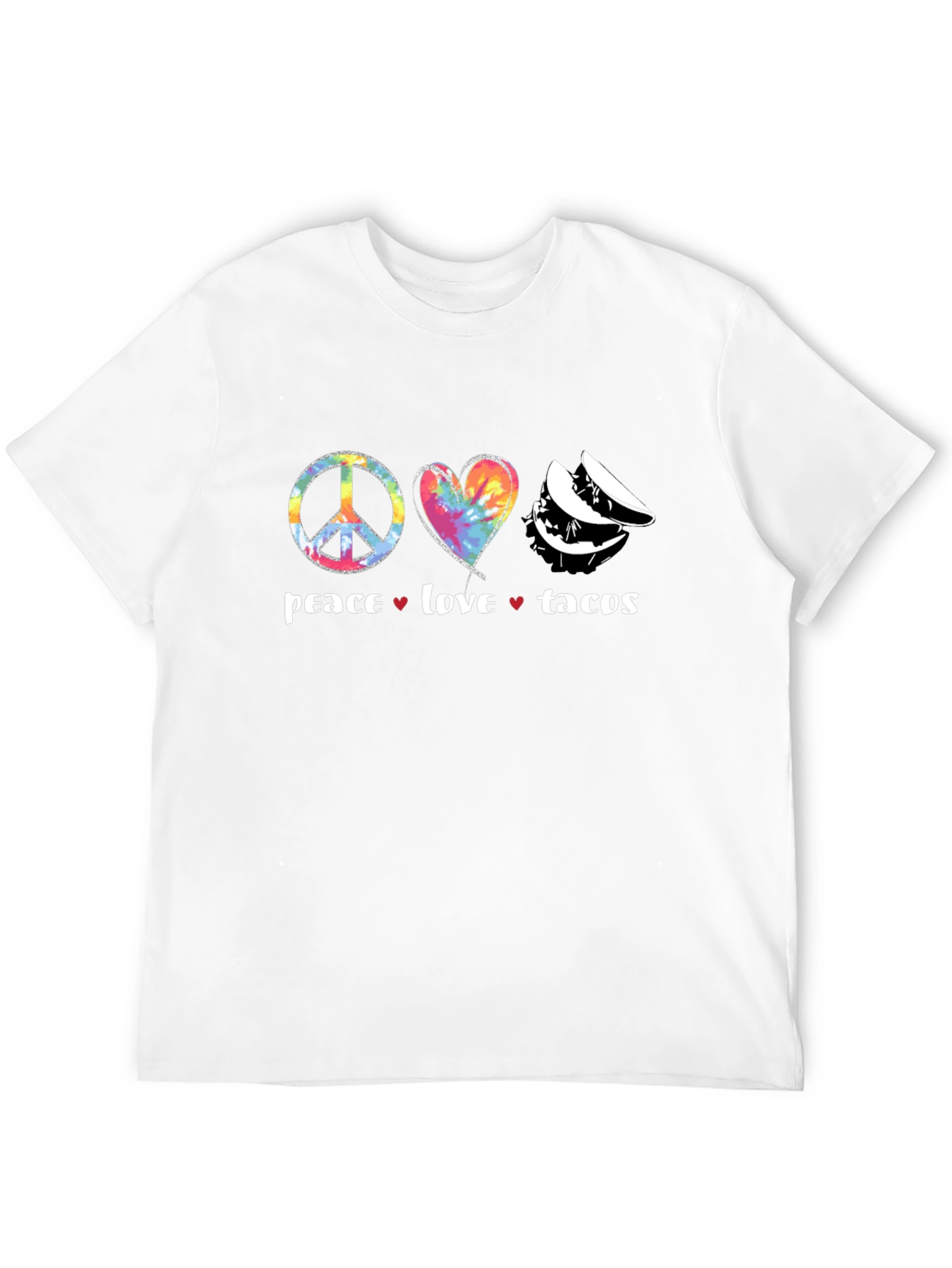 Peace Love Tacos Graphic Tee - Trendy Comfort