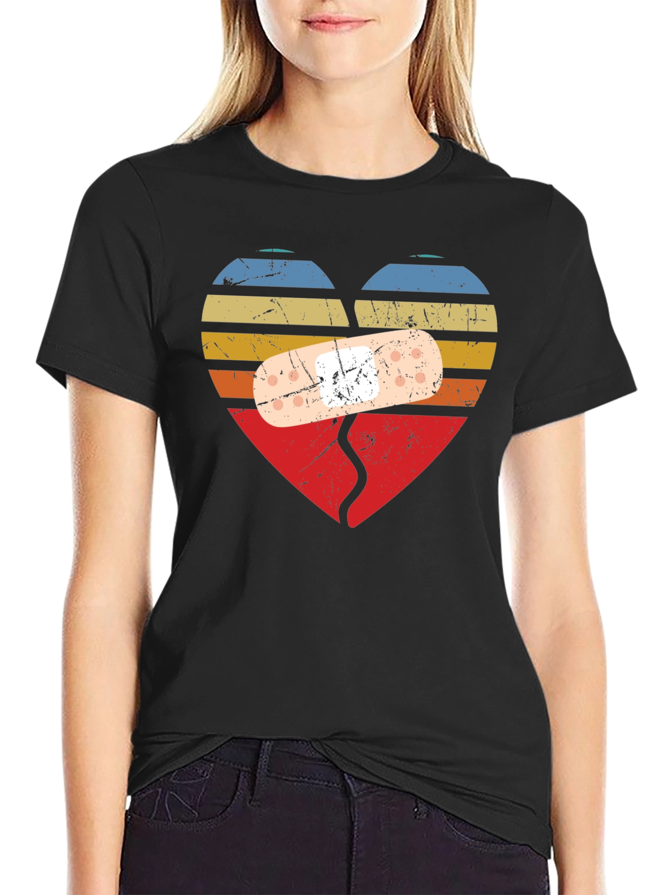 Broken Heart Bandage T-Shirt