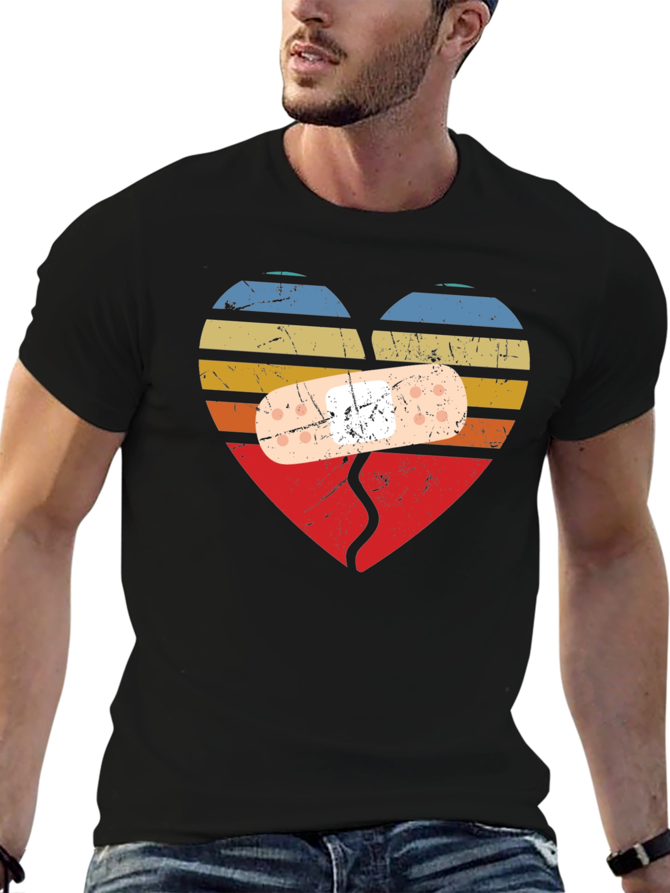 Broken Heart Bandage T-Shirt
