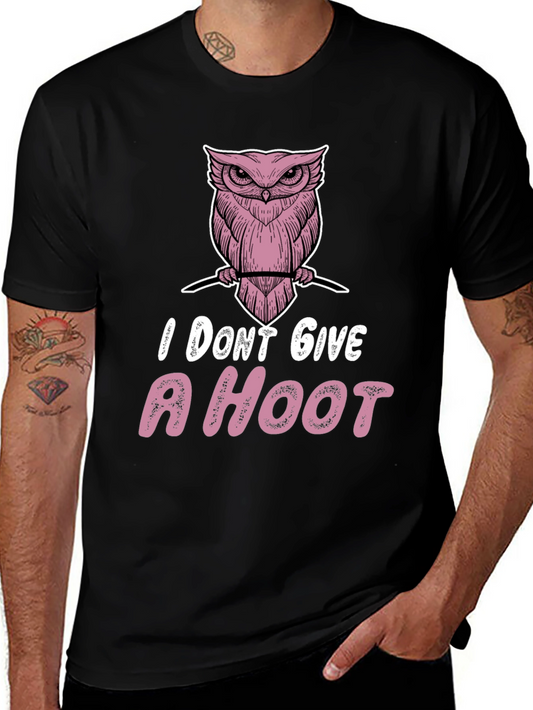 I Dont Give a Hoot Owl Graphic Tee