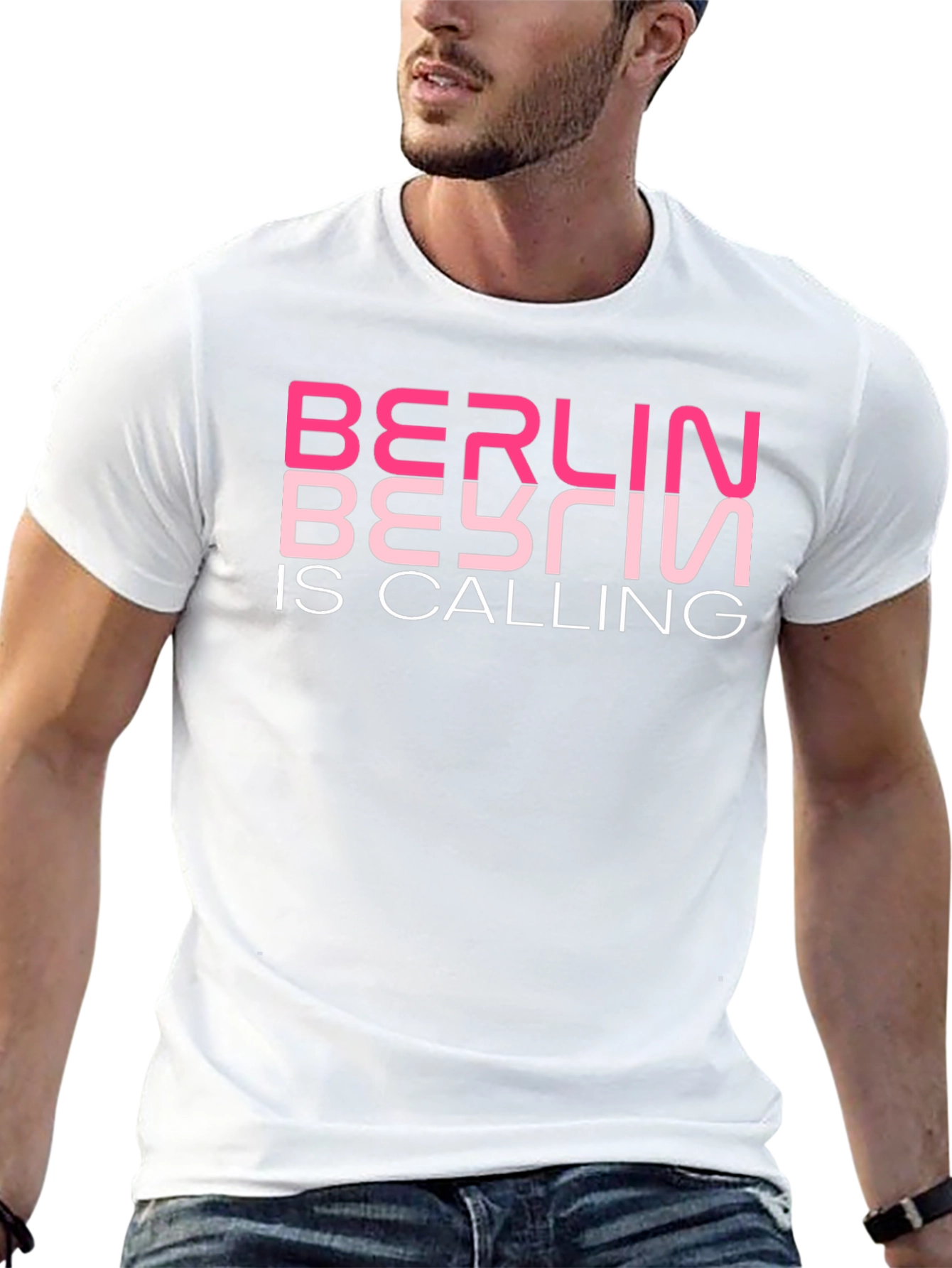 Berlin is Calling Graphic Tee - Trendy Unisex T-Shirt