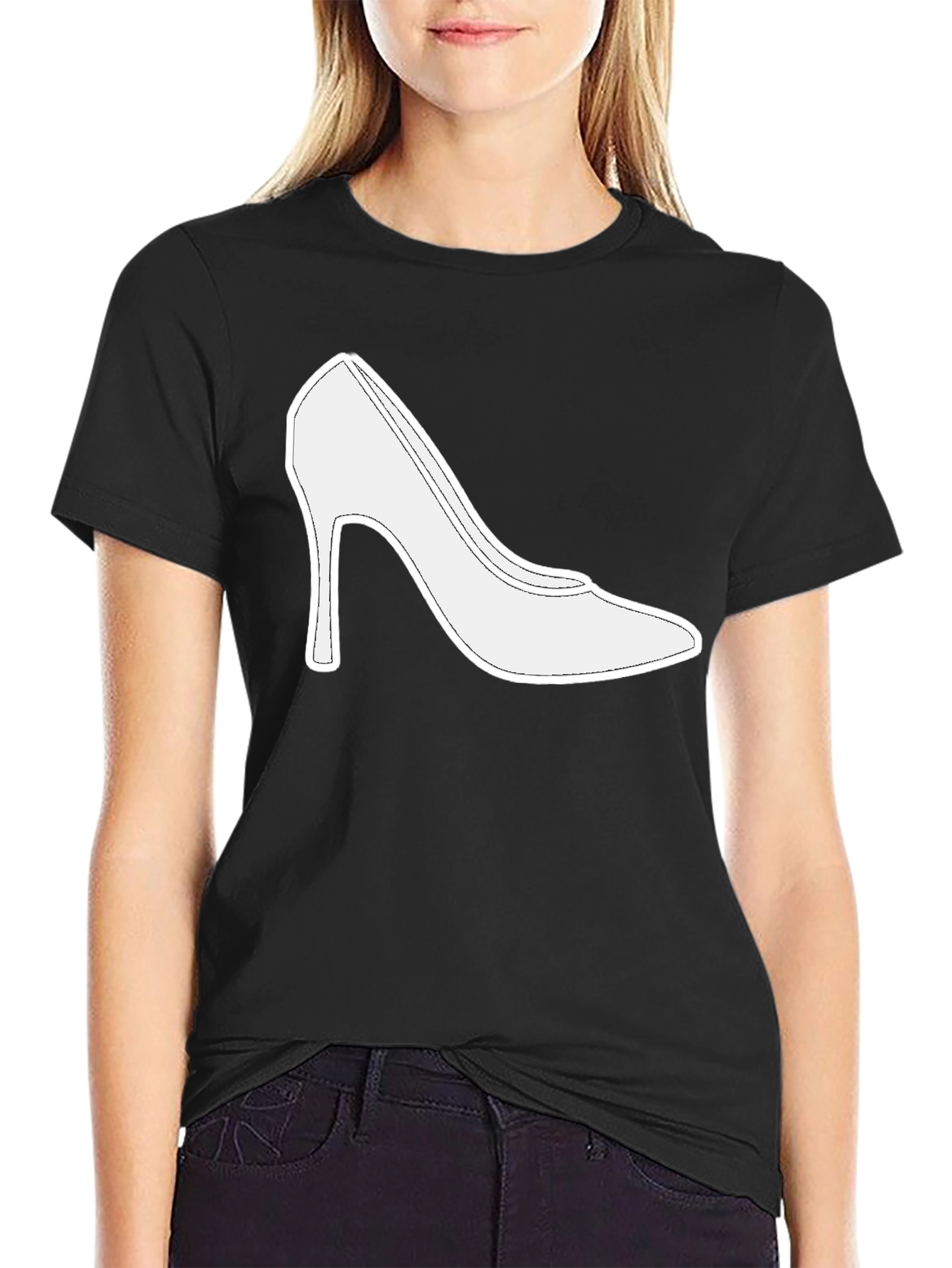 High Heel Graphic Tee - Fashion Statement Shirt