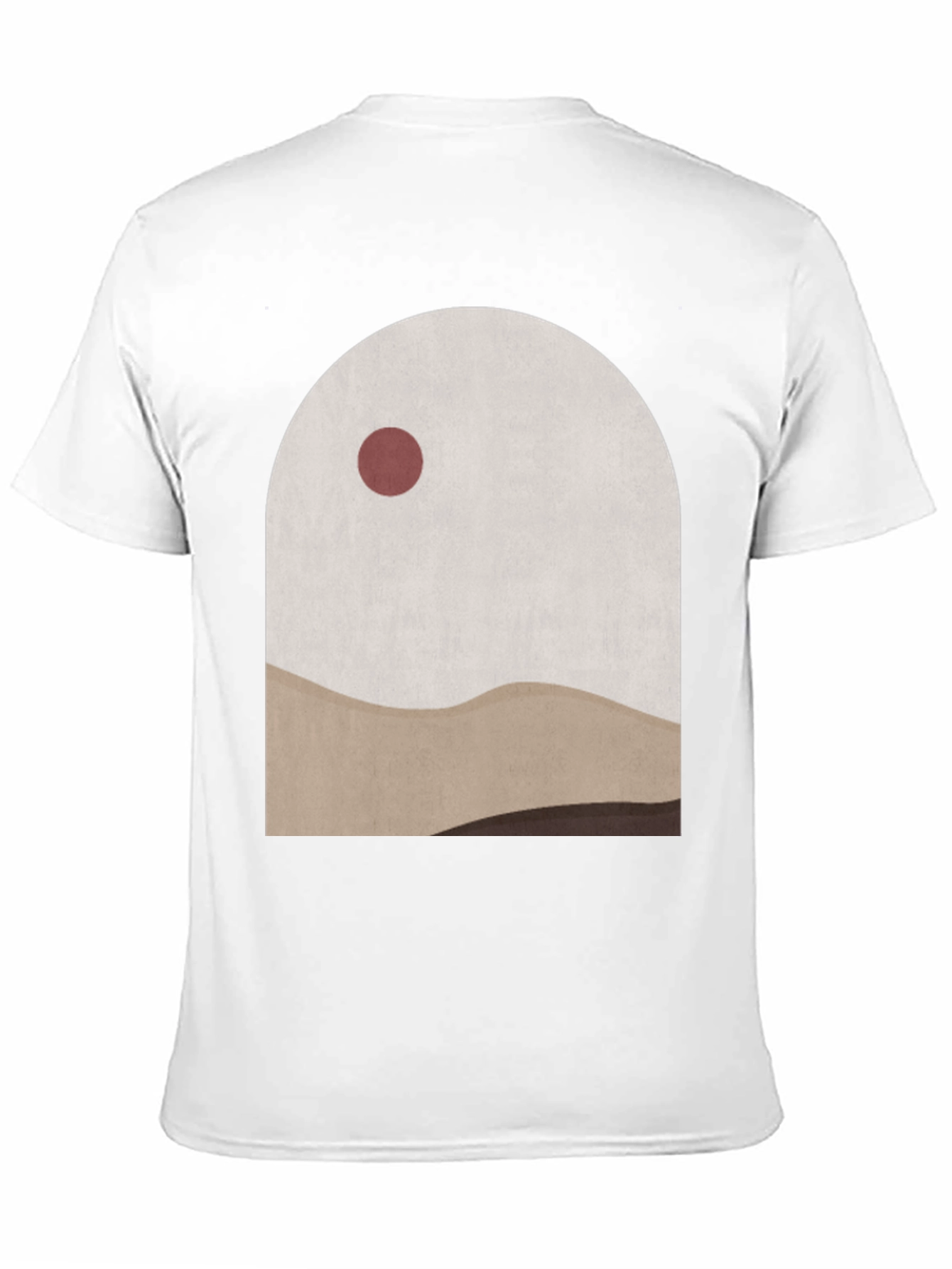 Minimalist Landscape Graphic Tee - Archway Design