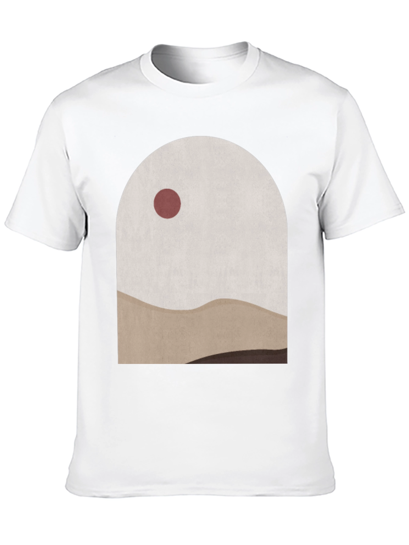 Minimalist Landscape Graphic Tee - Archway Design