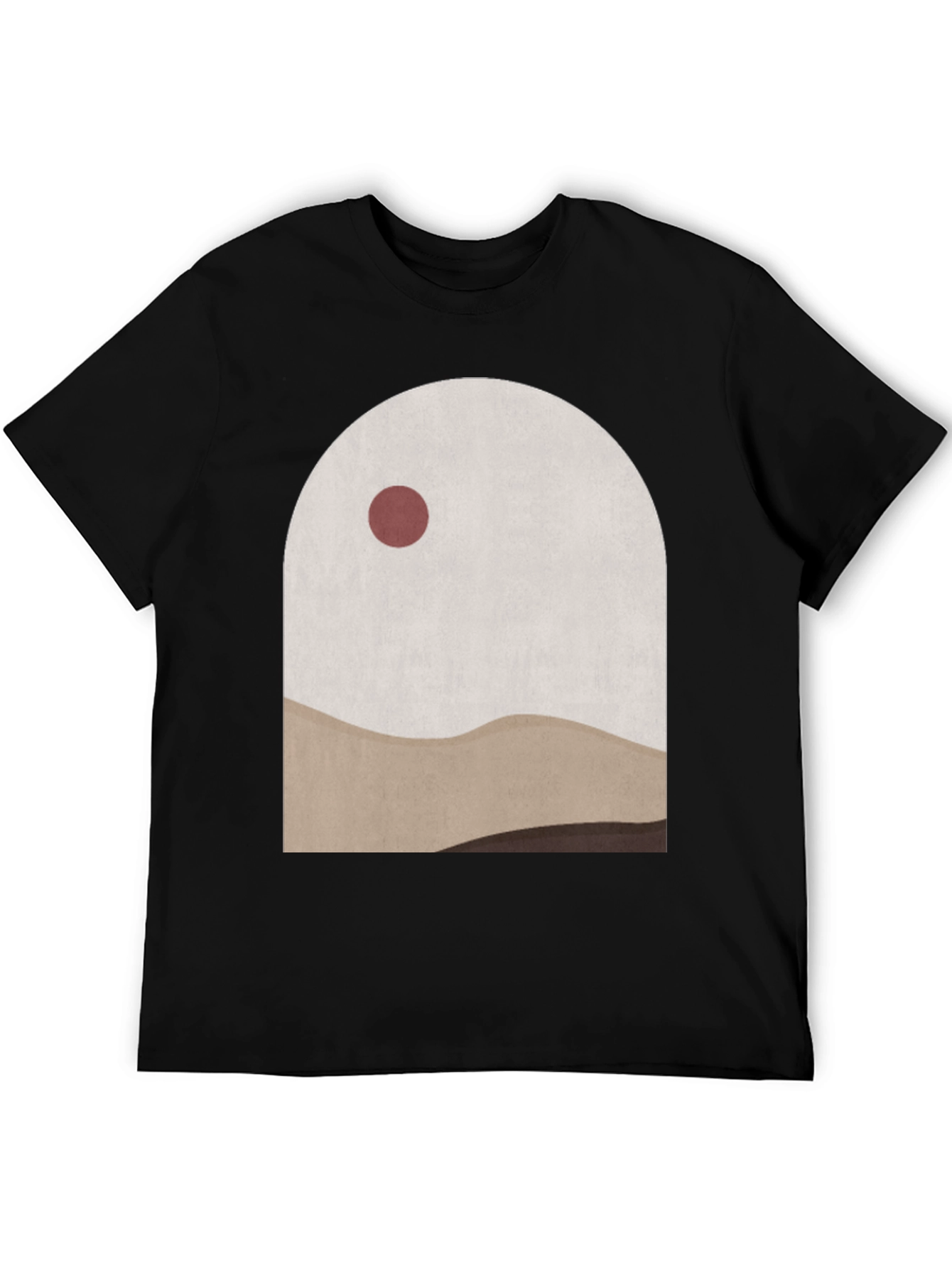 Minimalist Landscape Graphic Tee - Archway Design