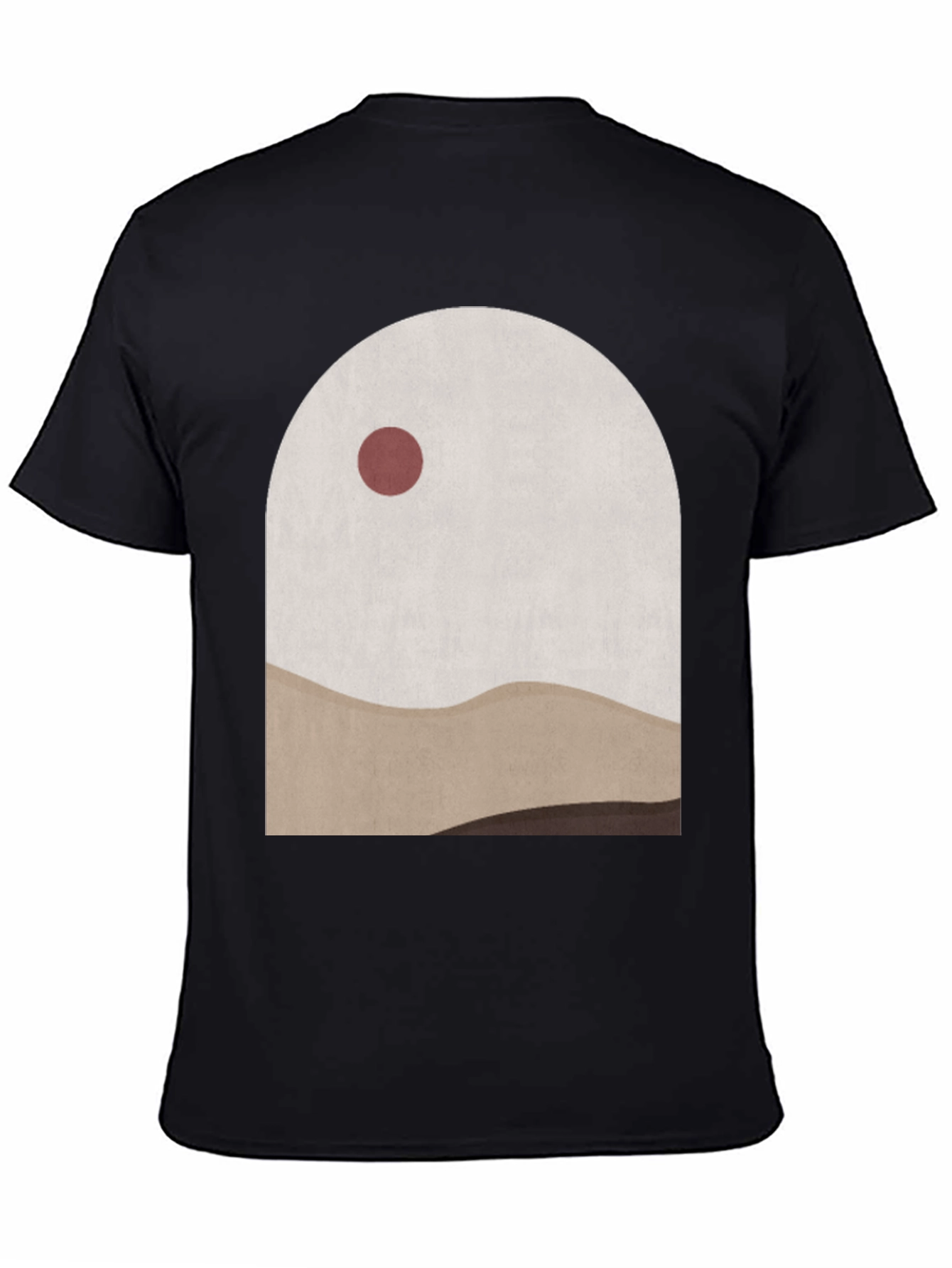 Minimalist Landscape Graphic Tee - Archway Design