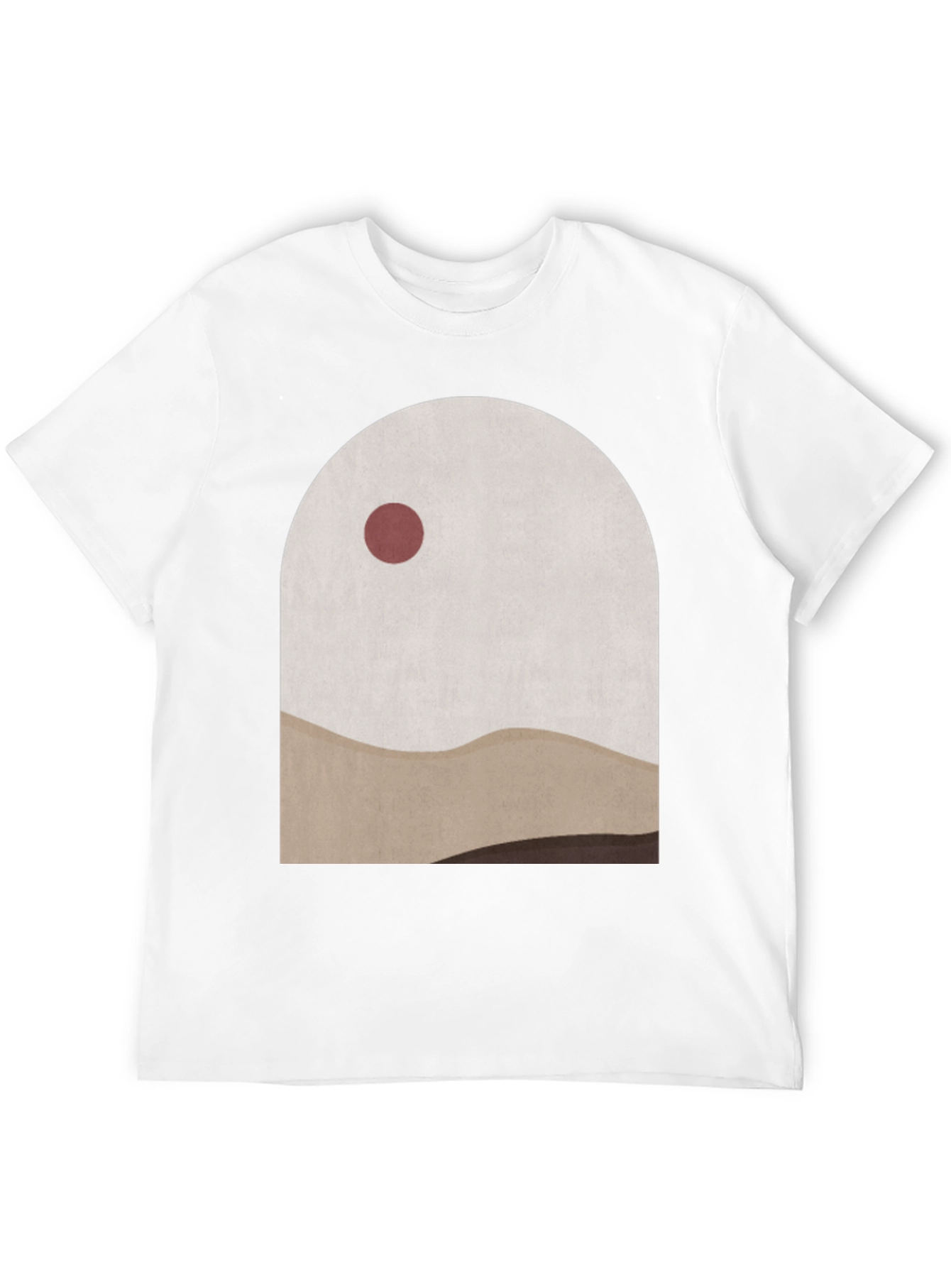 Minimalist Landscape Graphic Tee - Archway Design