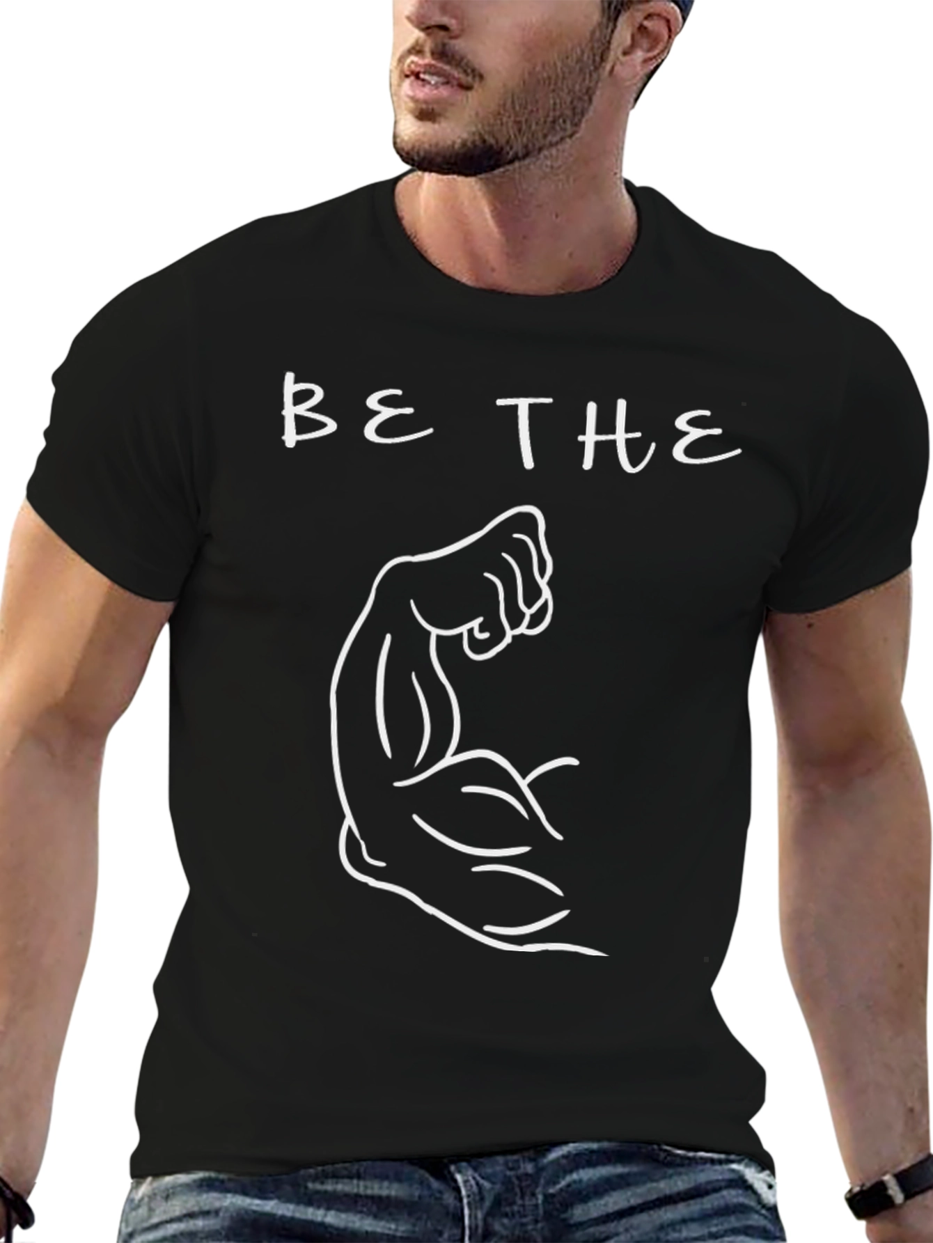 Be The Muscle Black T-Shirt