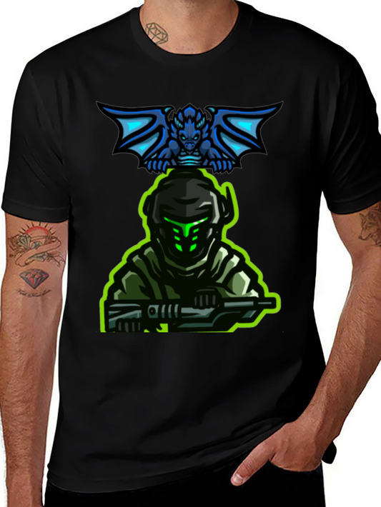 Gaming T-Shirt: Dragon Rider Soldier