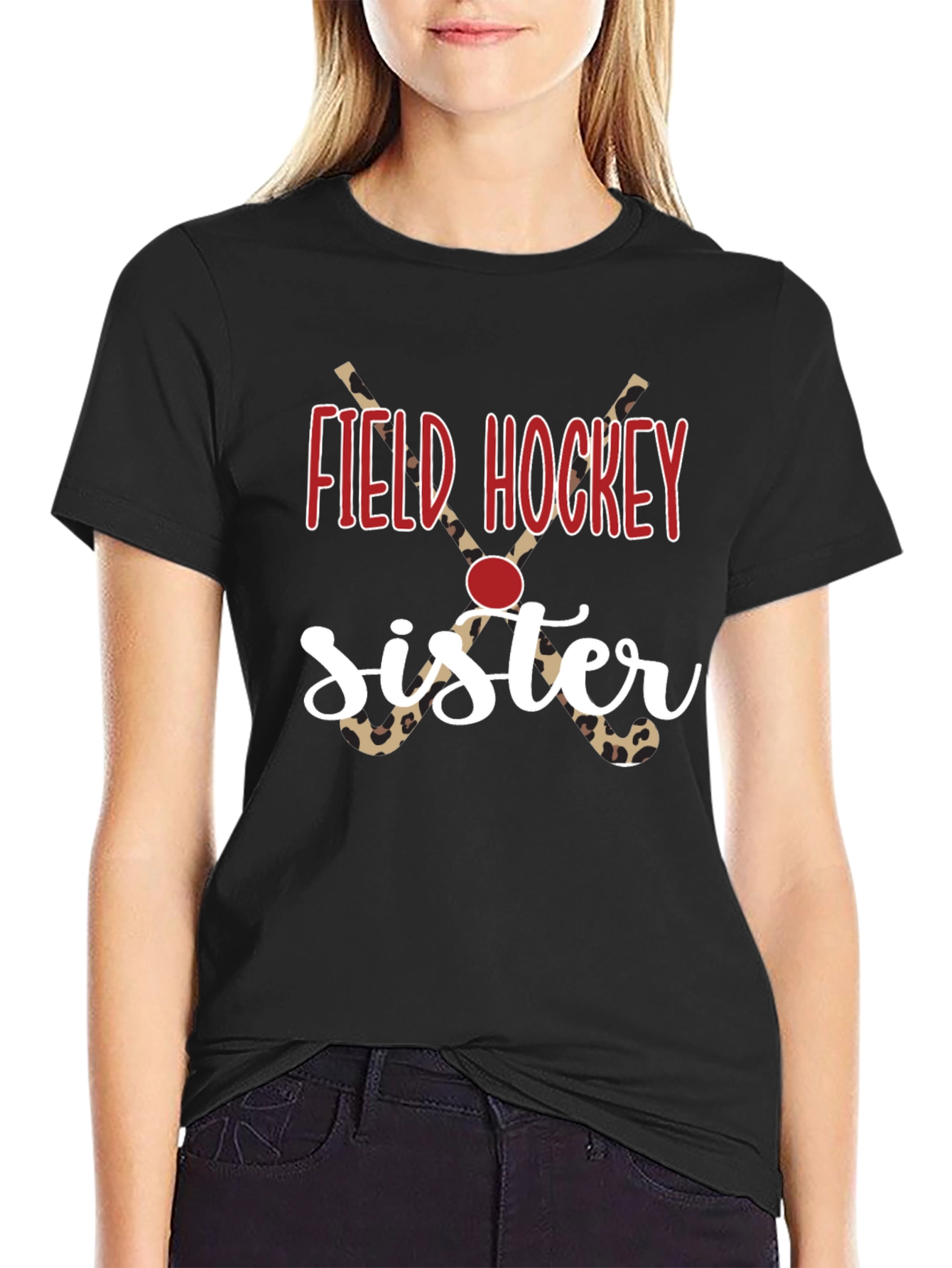 Field Hockey Sister Graphic Tee