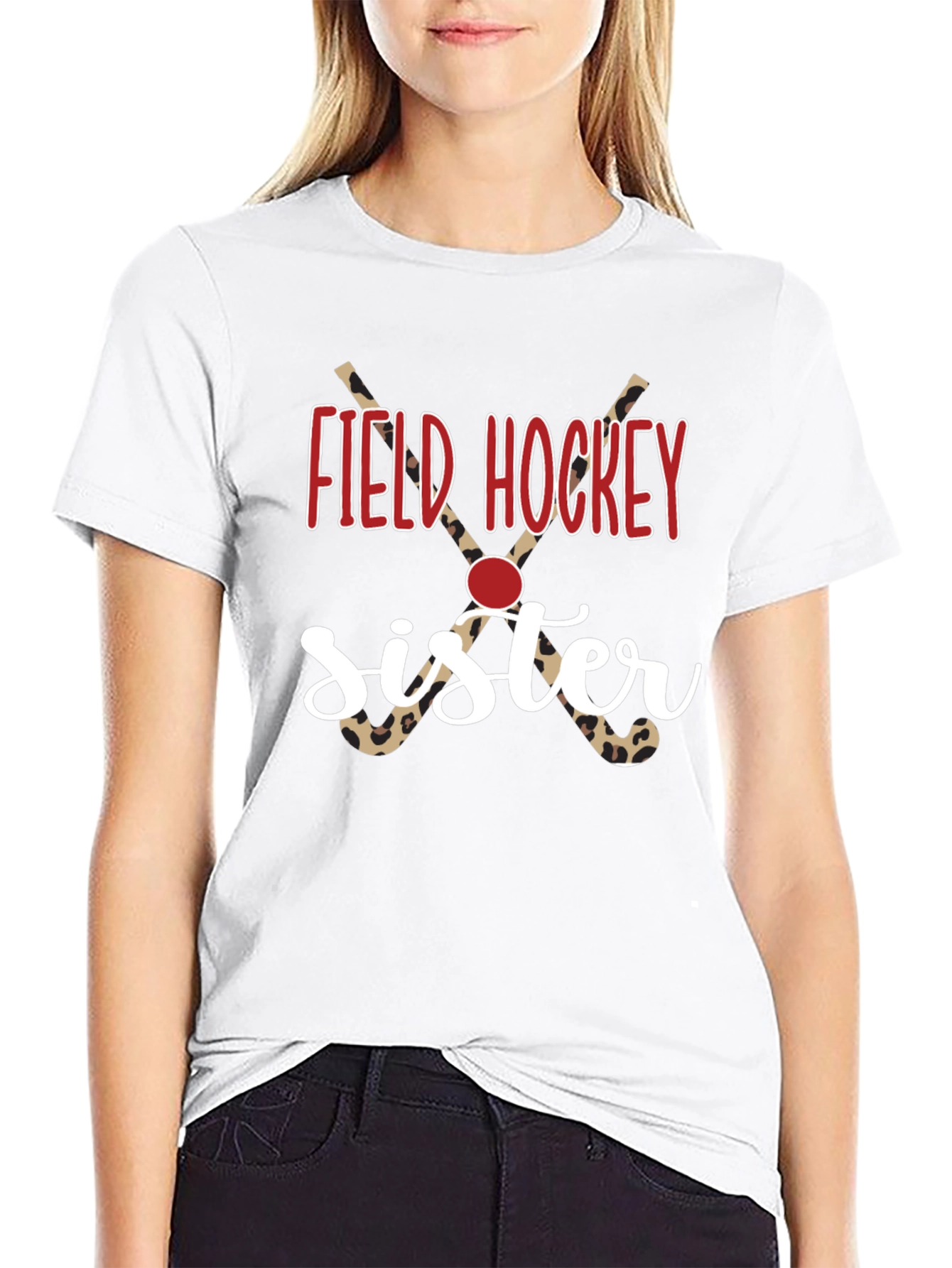 Field Hockey Sister Graphic Tee