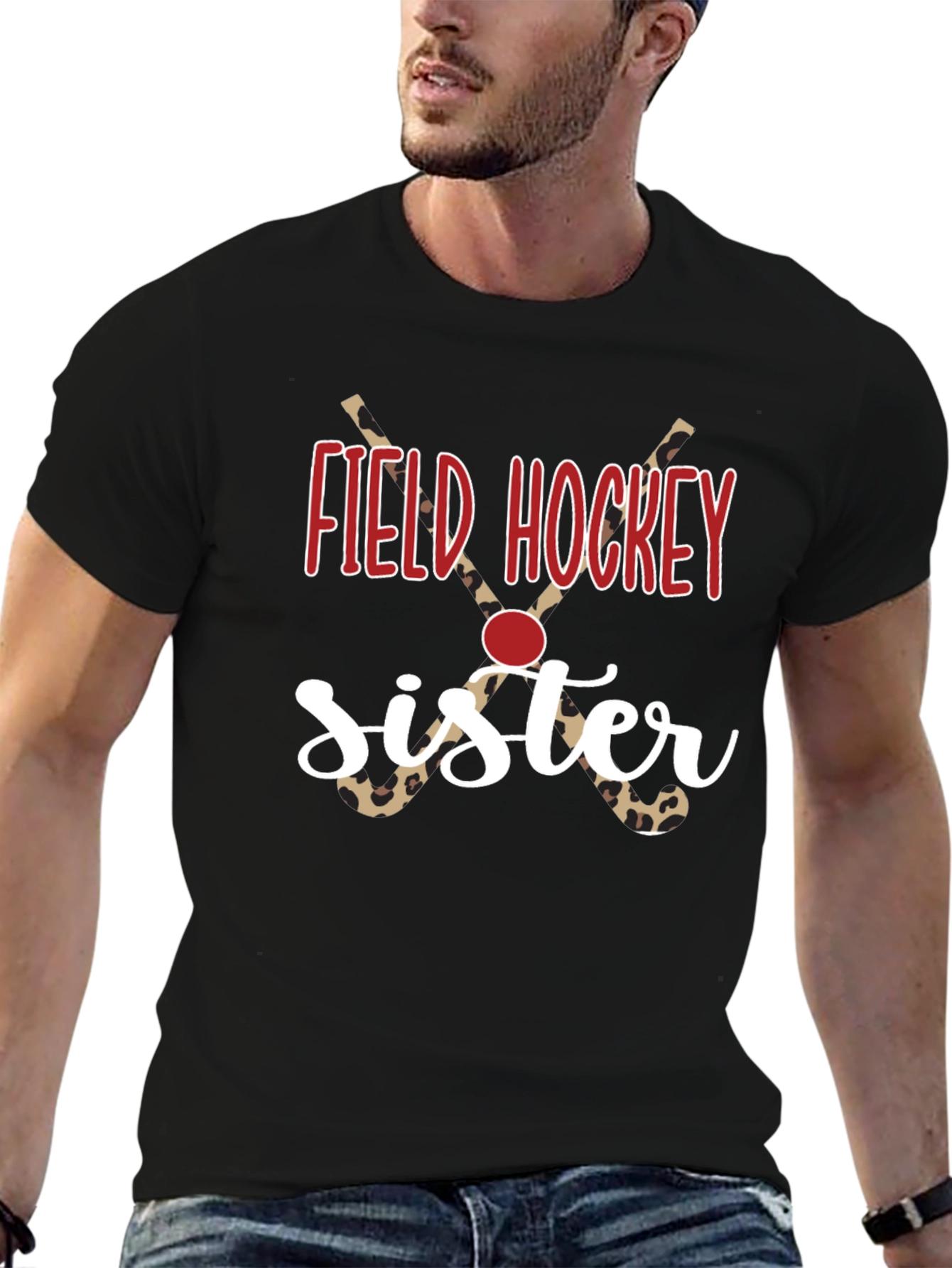 Field Hockey Sister Graphic Tee