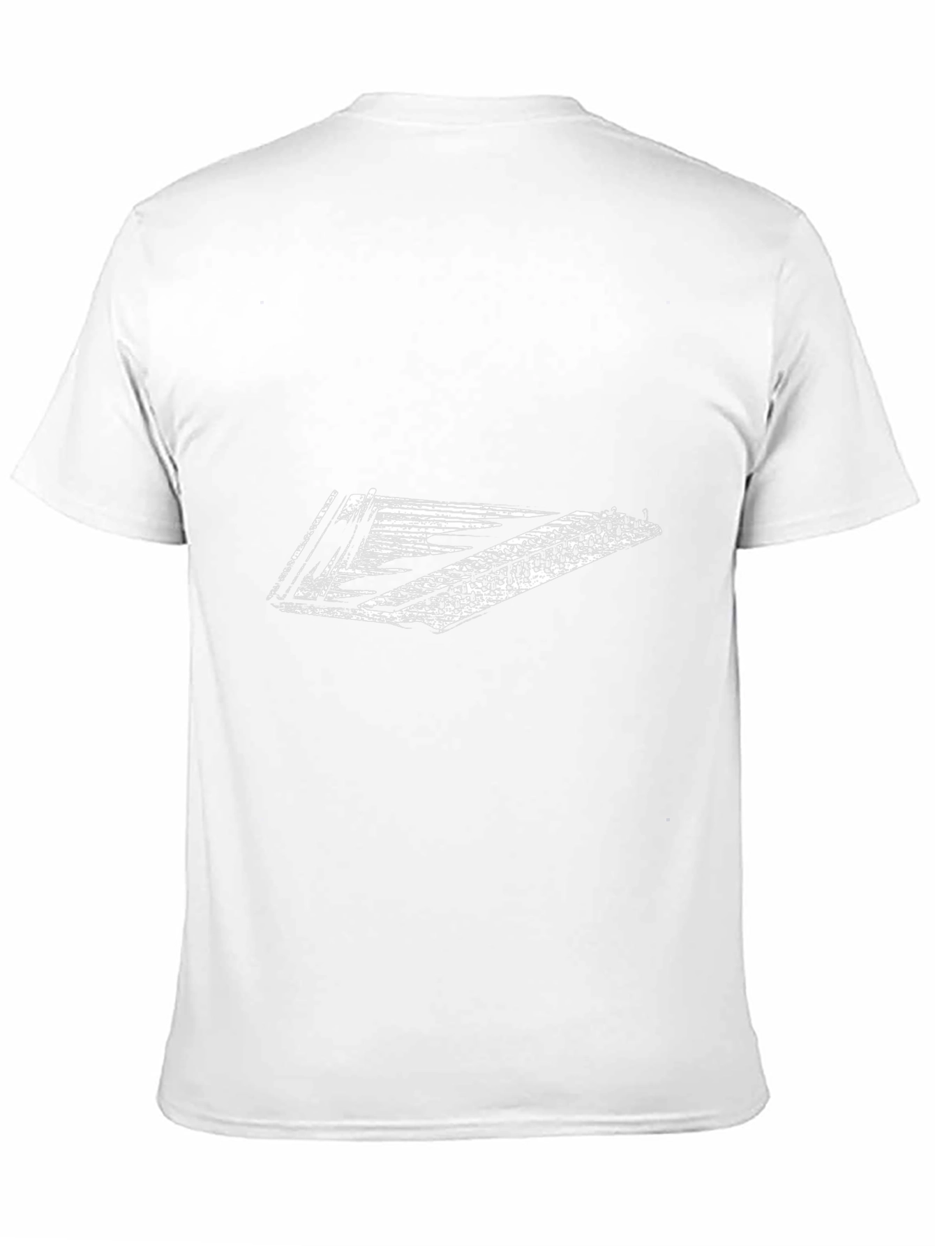 Black T-Shirt with Dulcimer Graphic