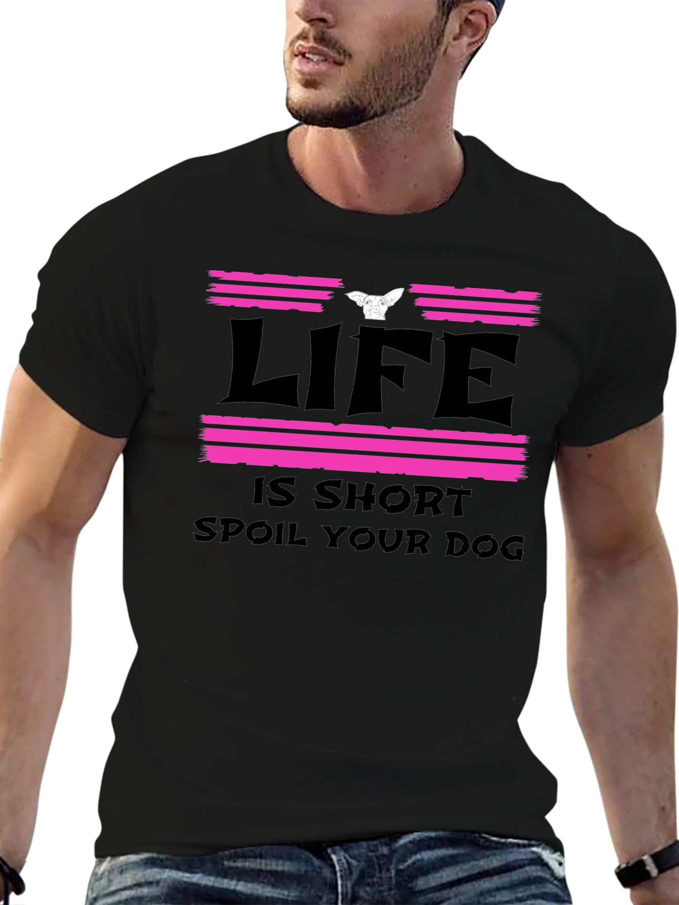 Life Is Short Spoil Your Dog Graphic Tee