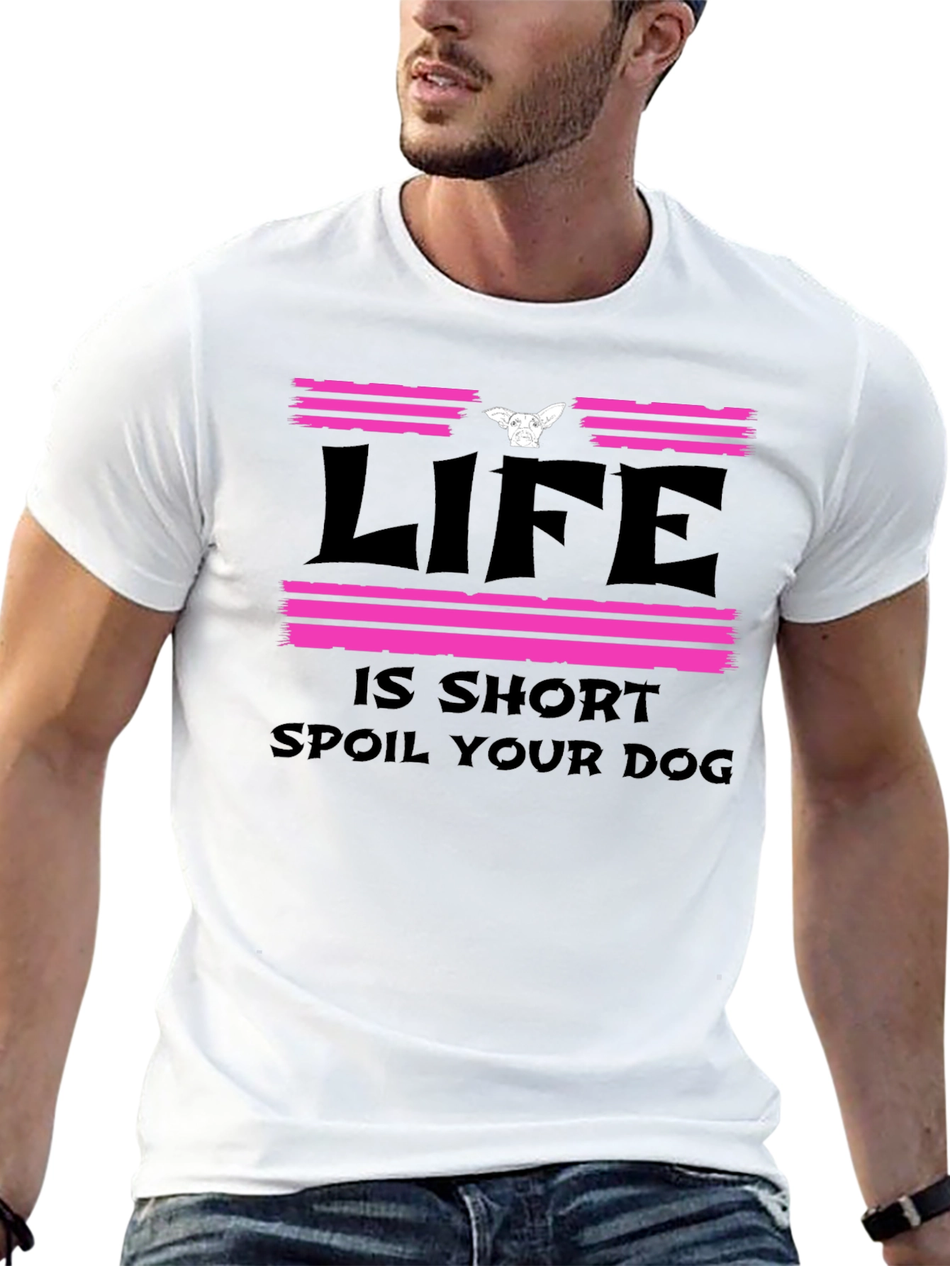 Life Is Short Spoil Your Dog Graphic Tee