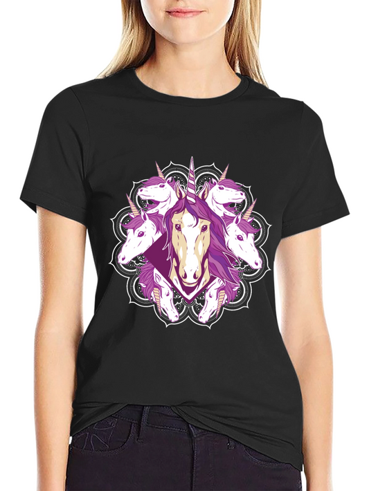 Unicorn Mandala Graphic Tee - Stylish & Unique!