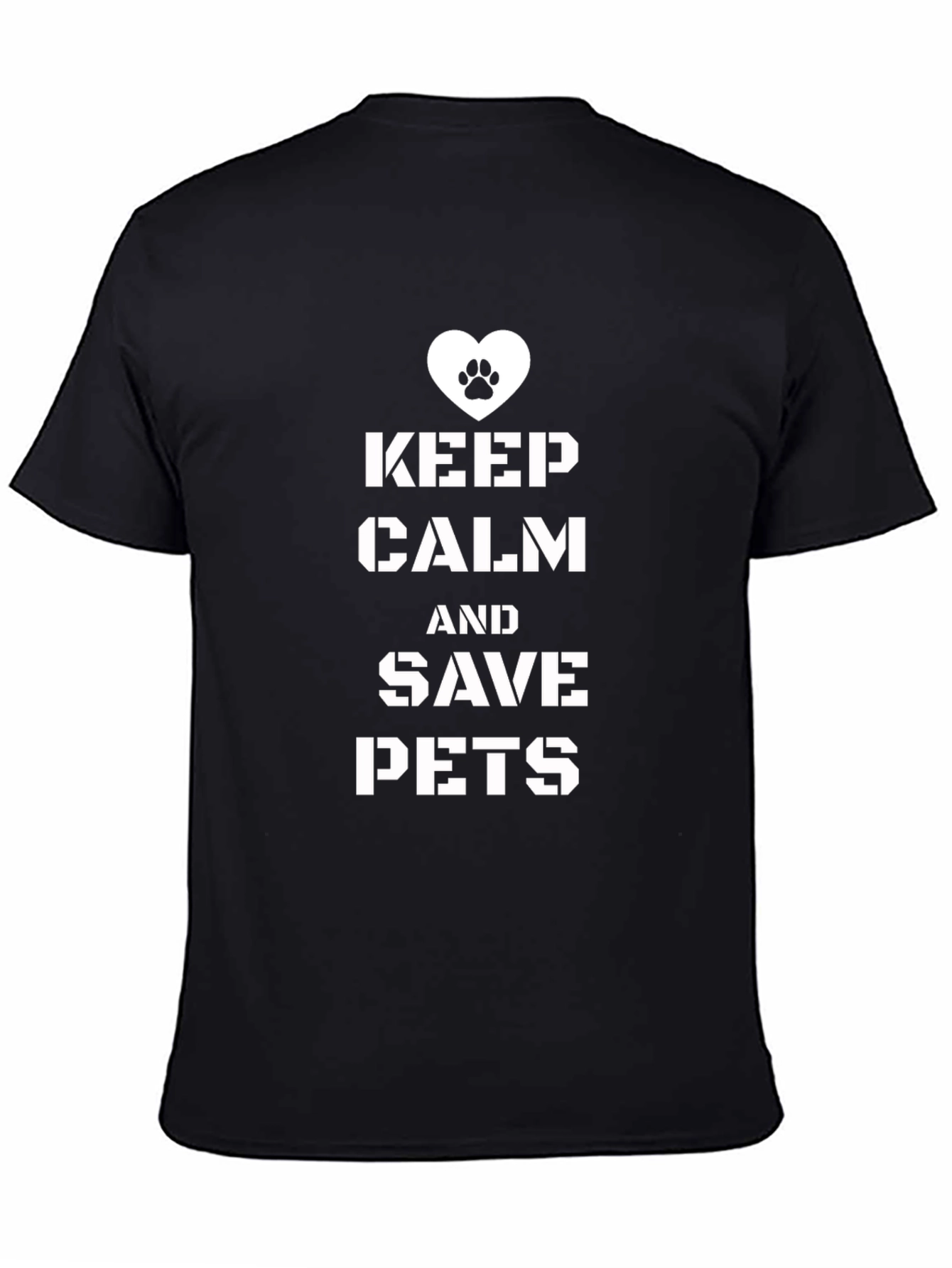 Keep Calm & Save Pets T-Shirt Pet Rescue Tee