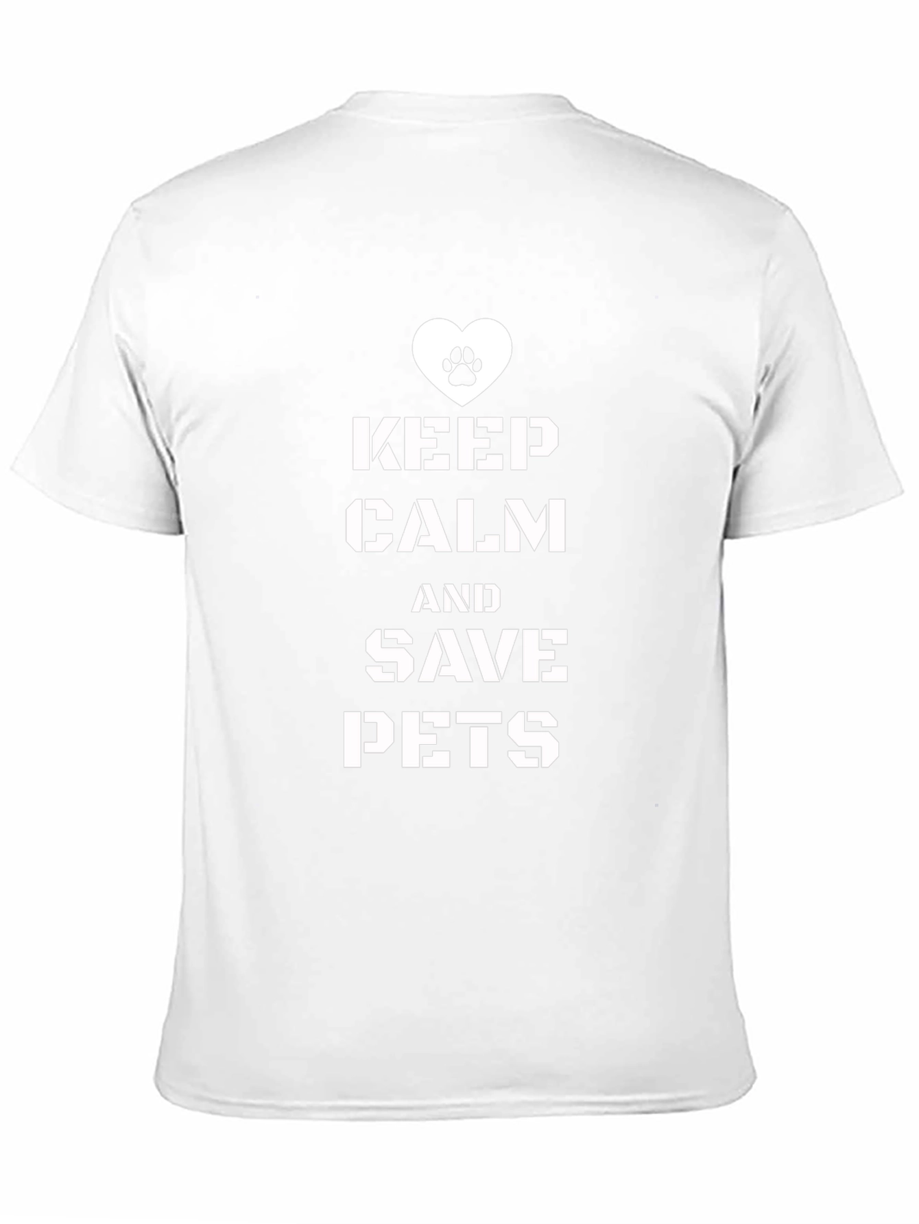 Keep Calm & Save Pets T-Shirt Pet Rescue Tee