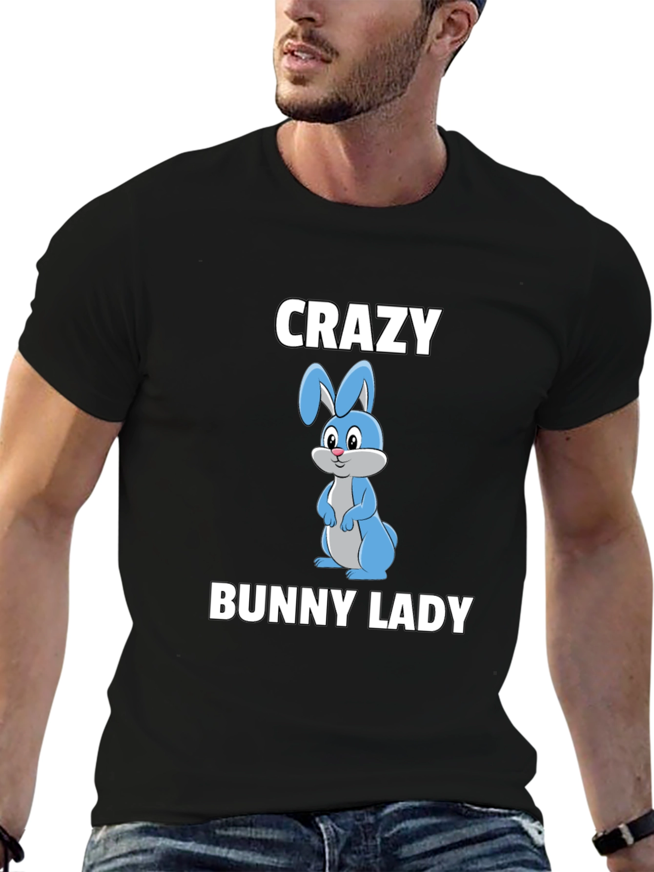 Crazy Bunny Lady T-Shirt
