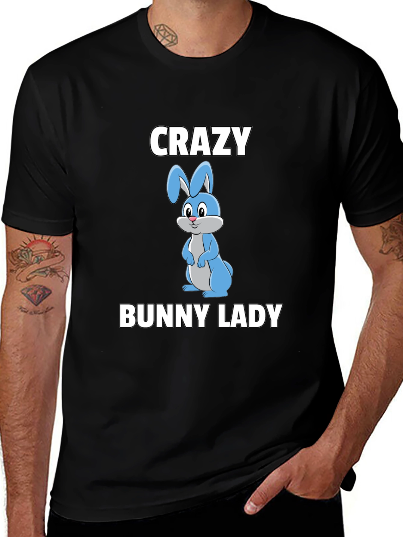 Crazy Bunny Lady T-Shirt